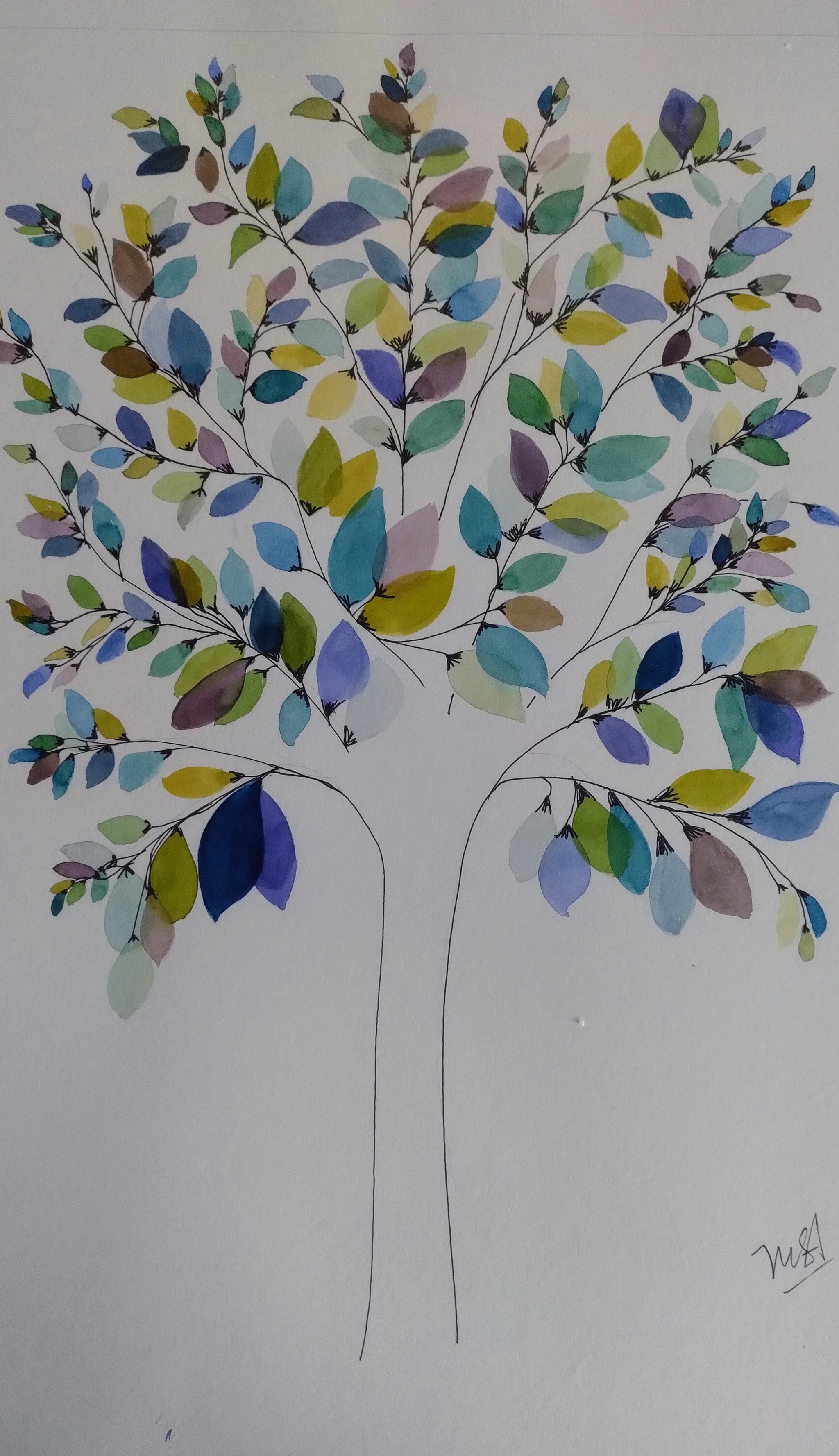 Colorful Leaf Tree