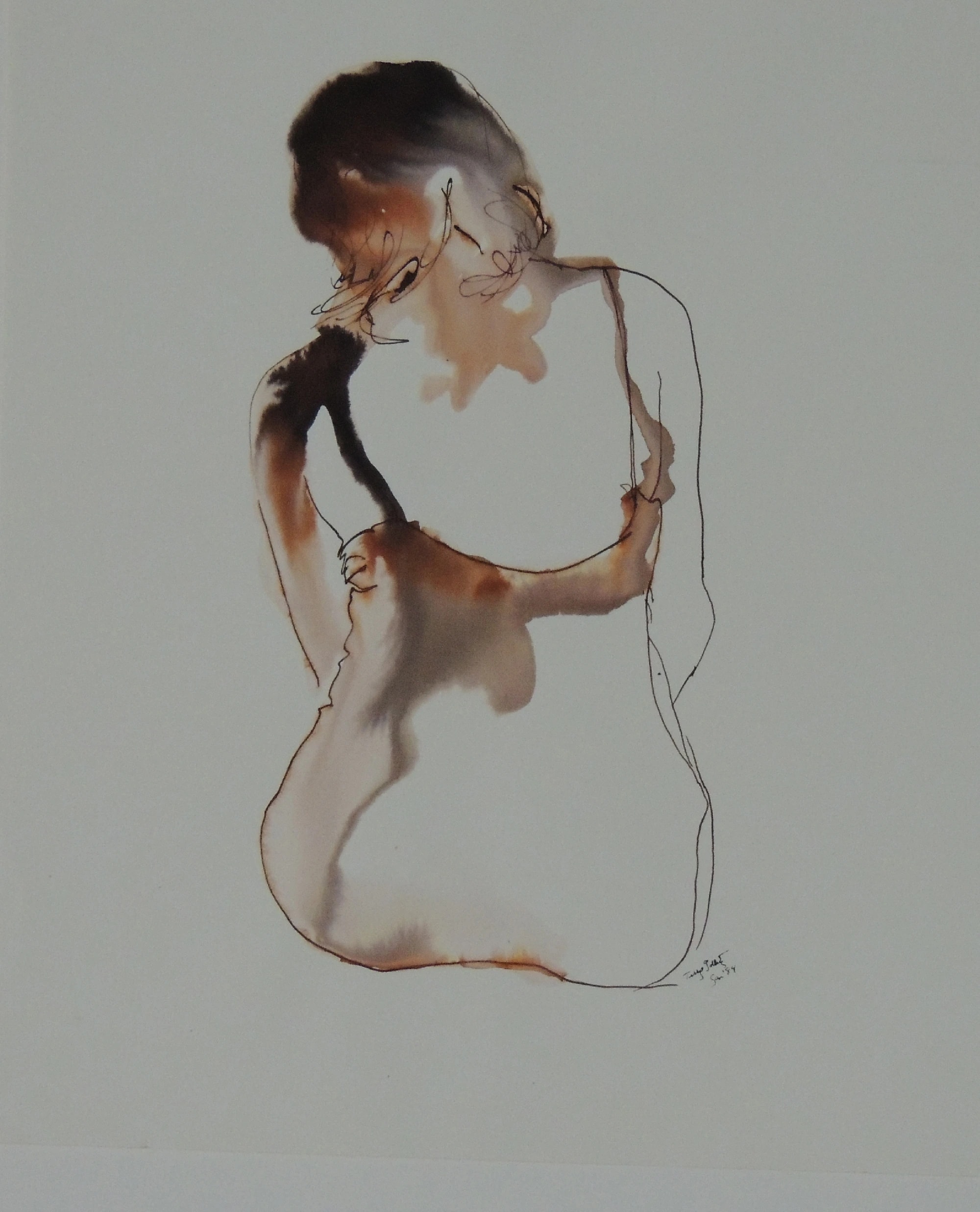 Contemplative Figure