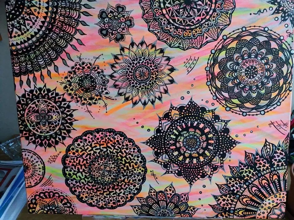 Neon Mandalas