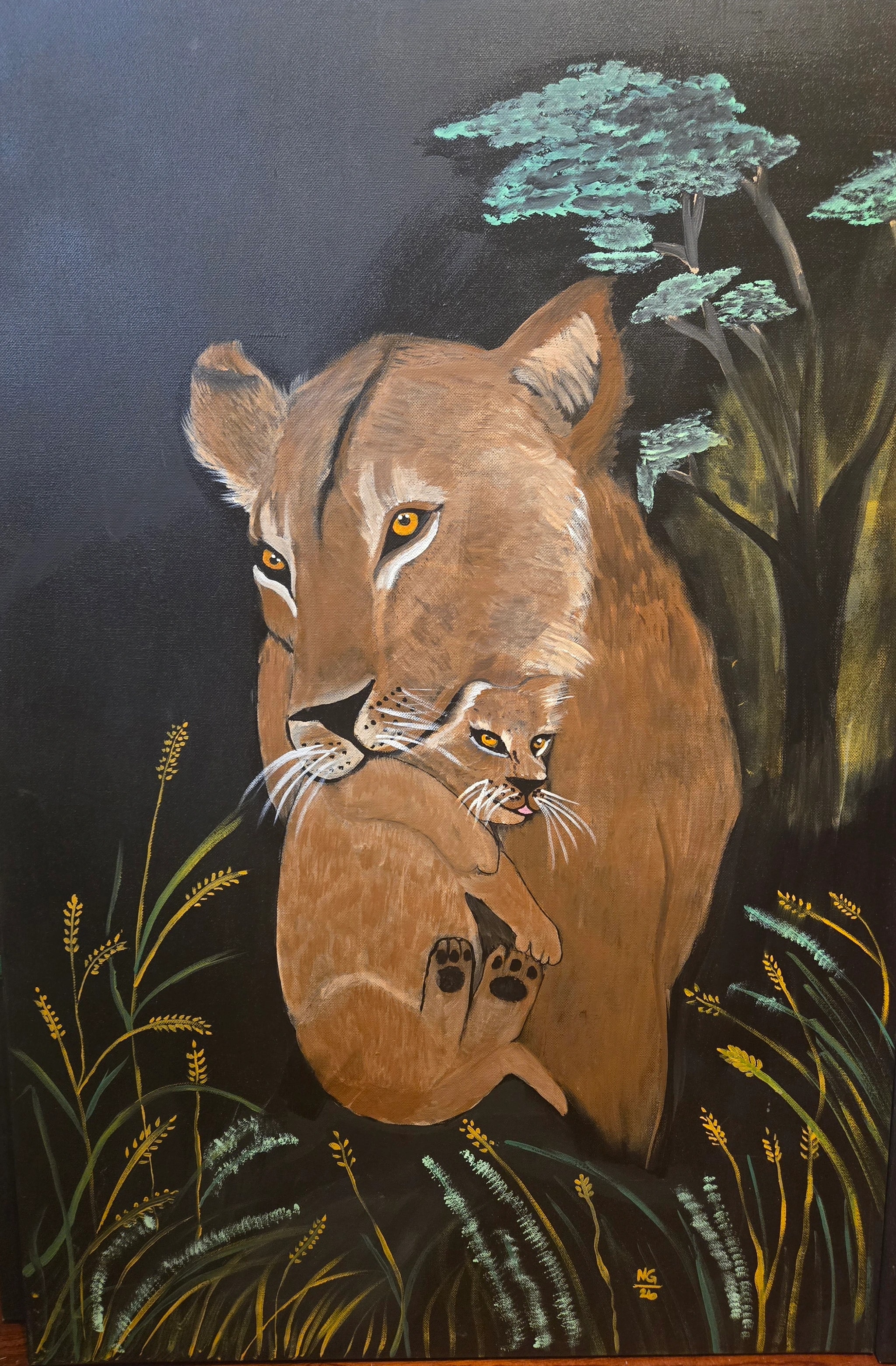 Lioness Embrace