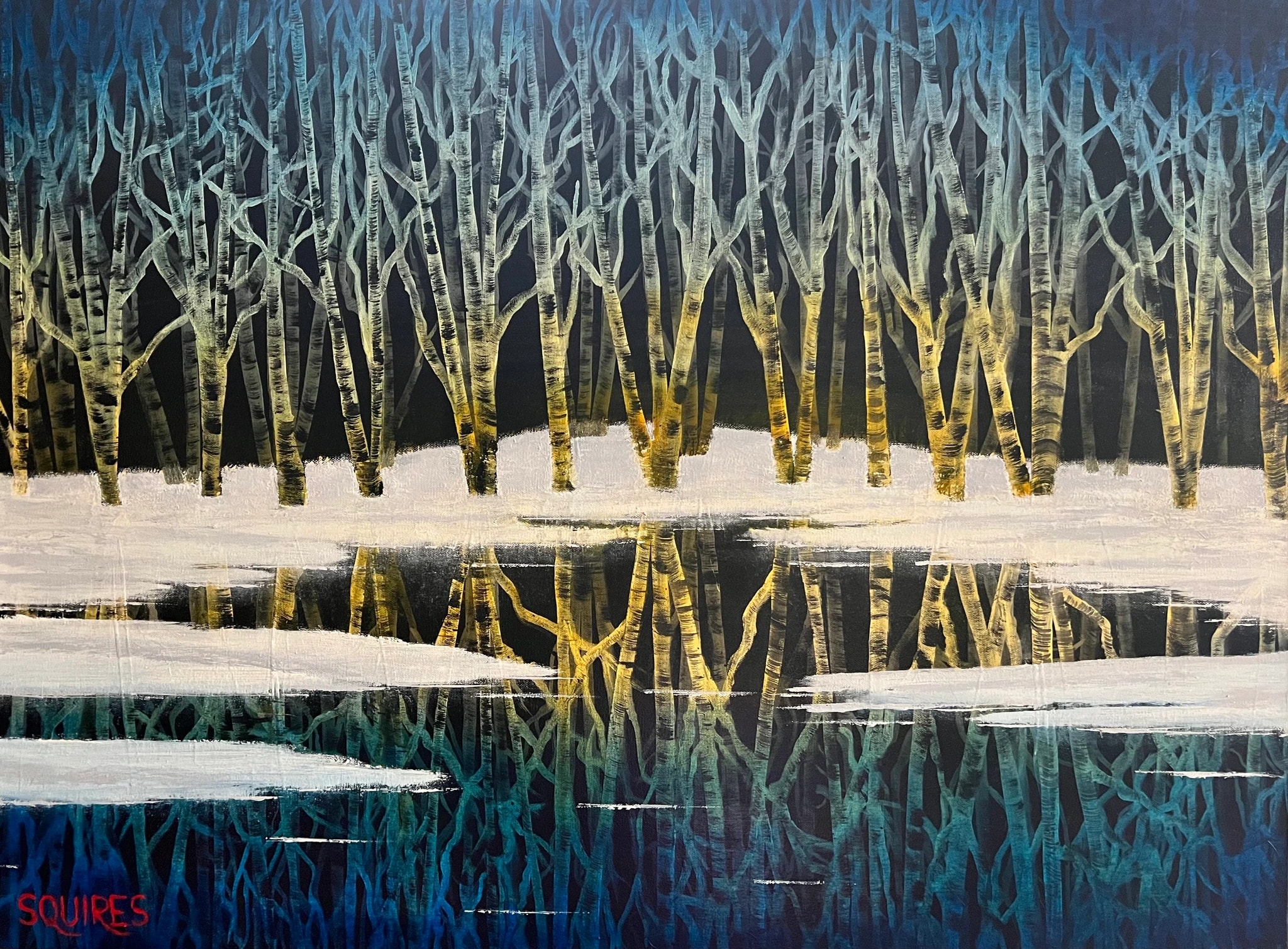 Winter Forest Reflections