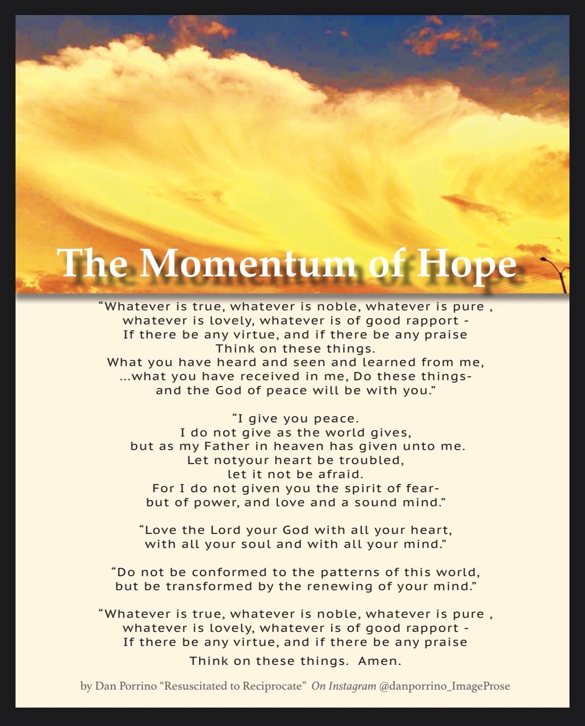 The Momentum of Hope