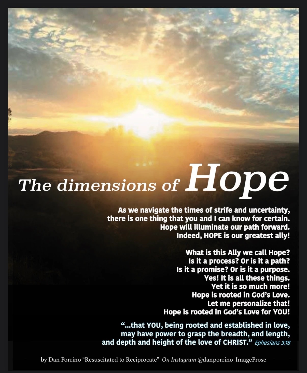 The Dimensions of Hope