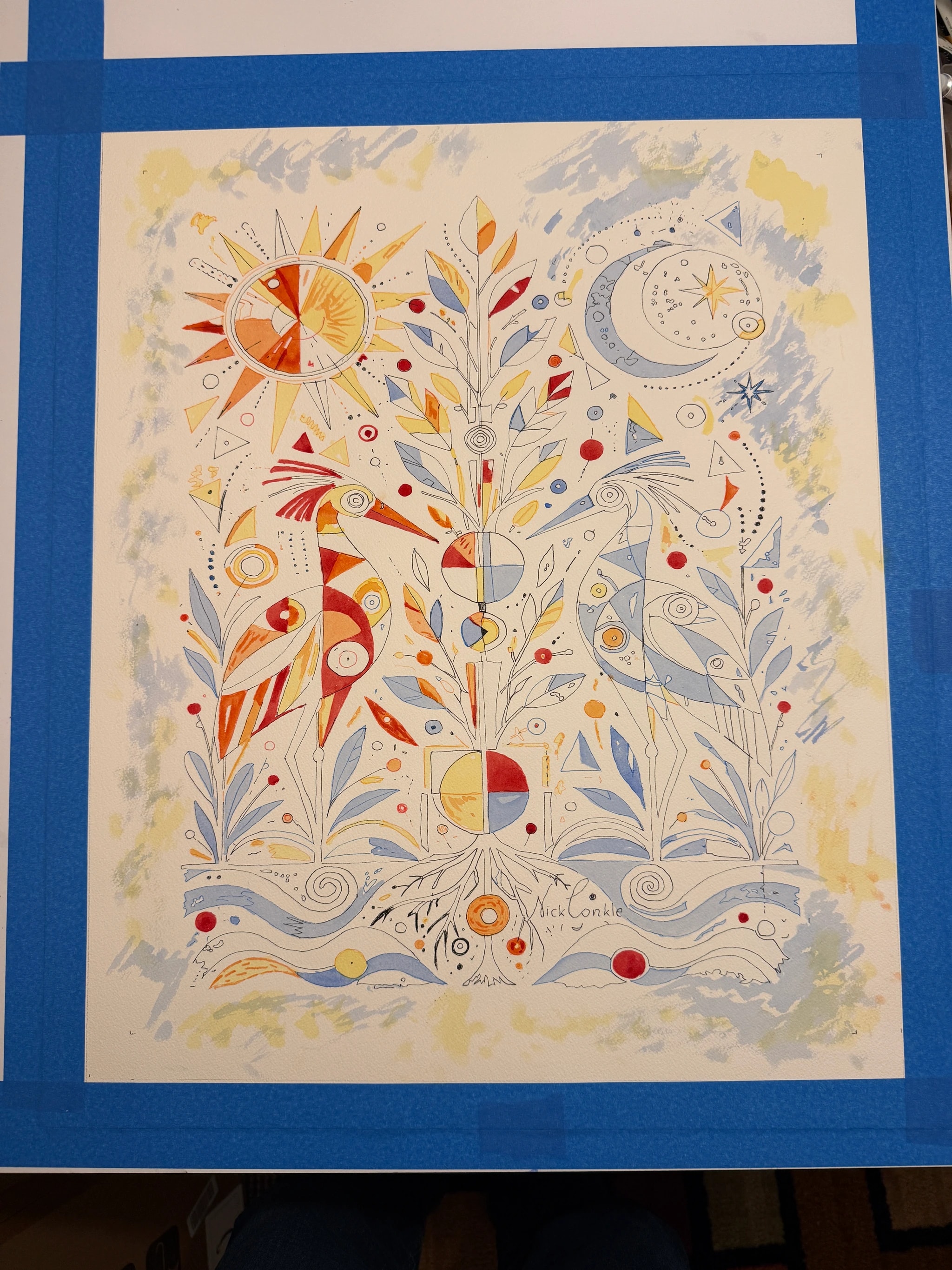 Sun Moon Tree