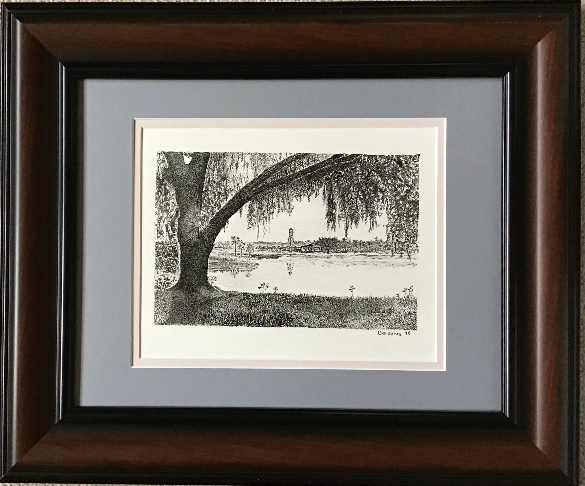 Oak Tree by the Lake