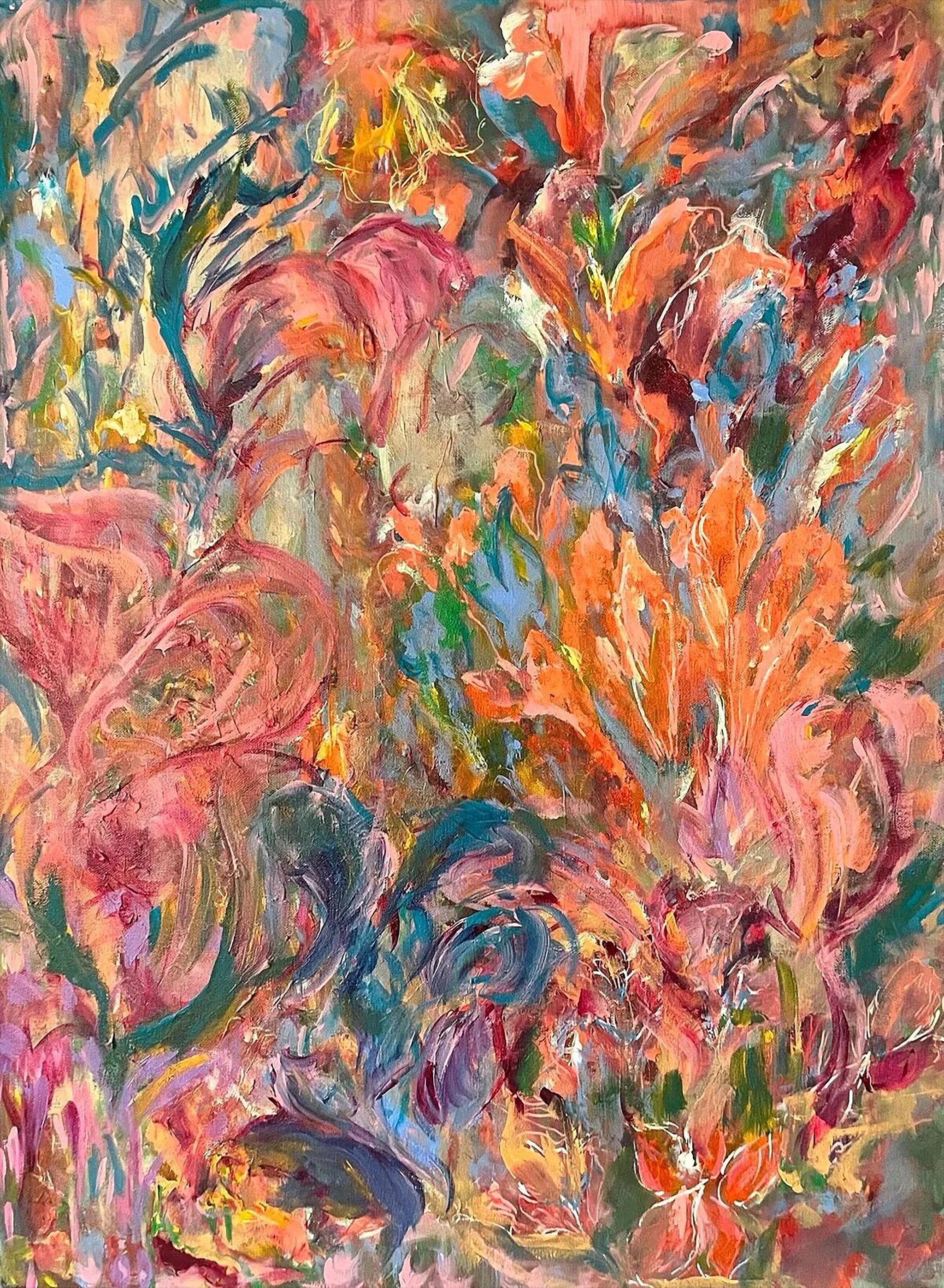 Tangled Floral Abstraction