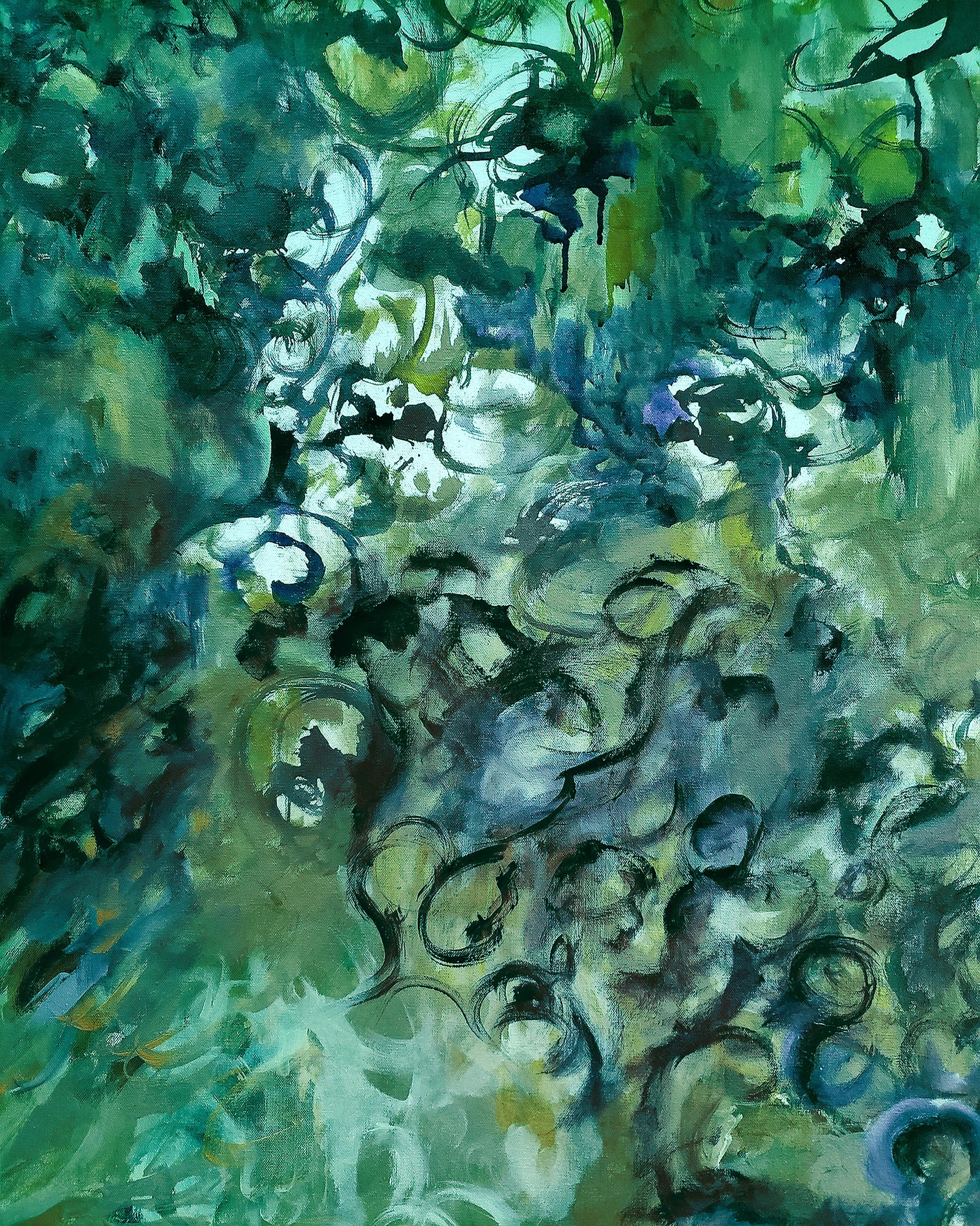 Turquoise Green Currents