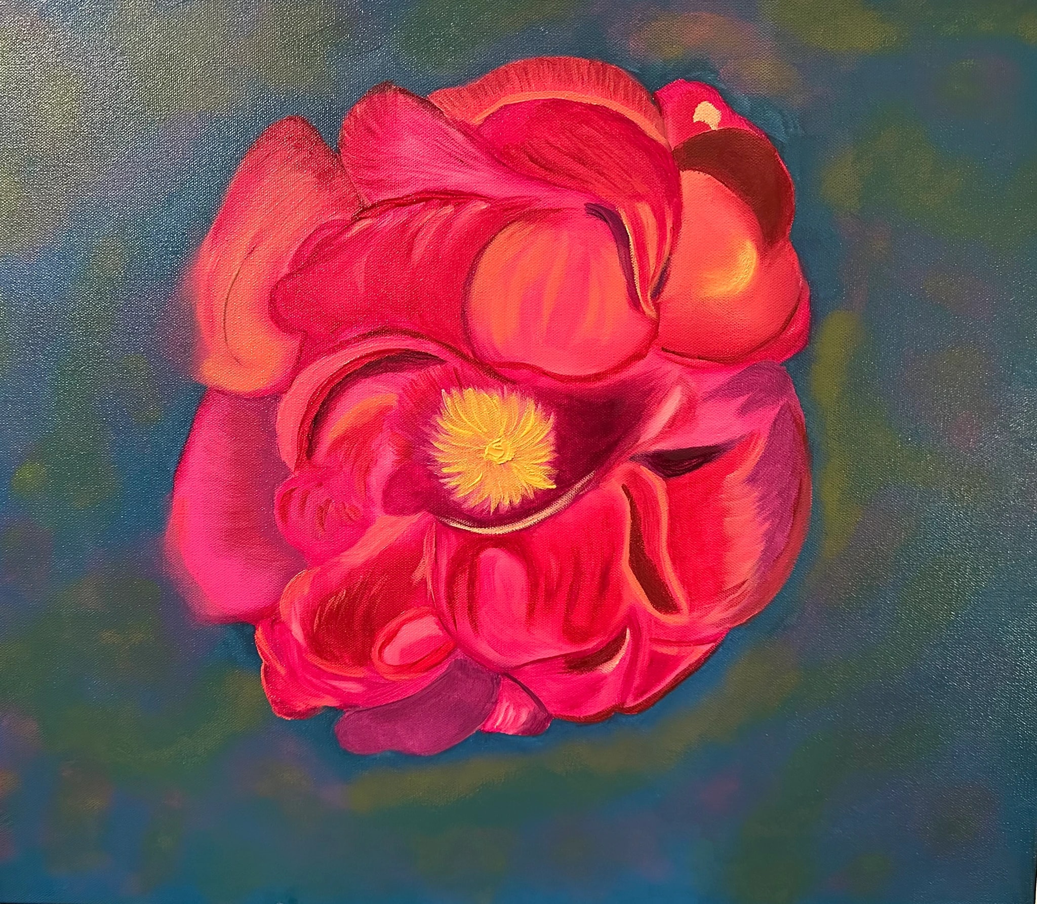 Crimson Flower Bloom