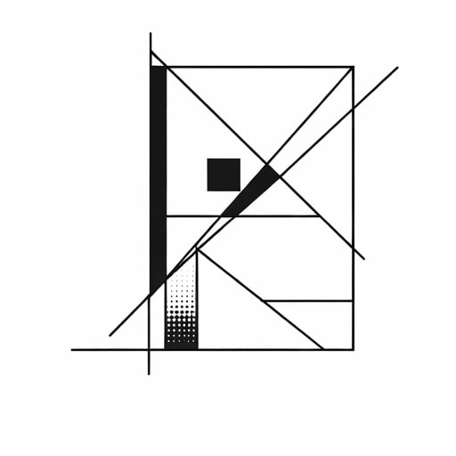 Abstract Letter V