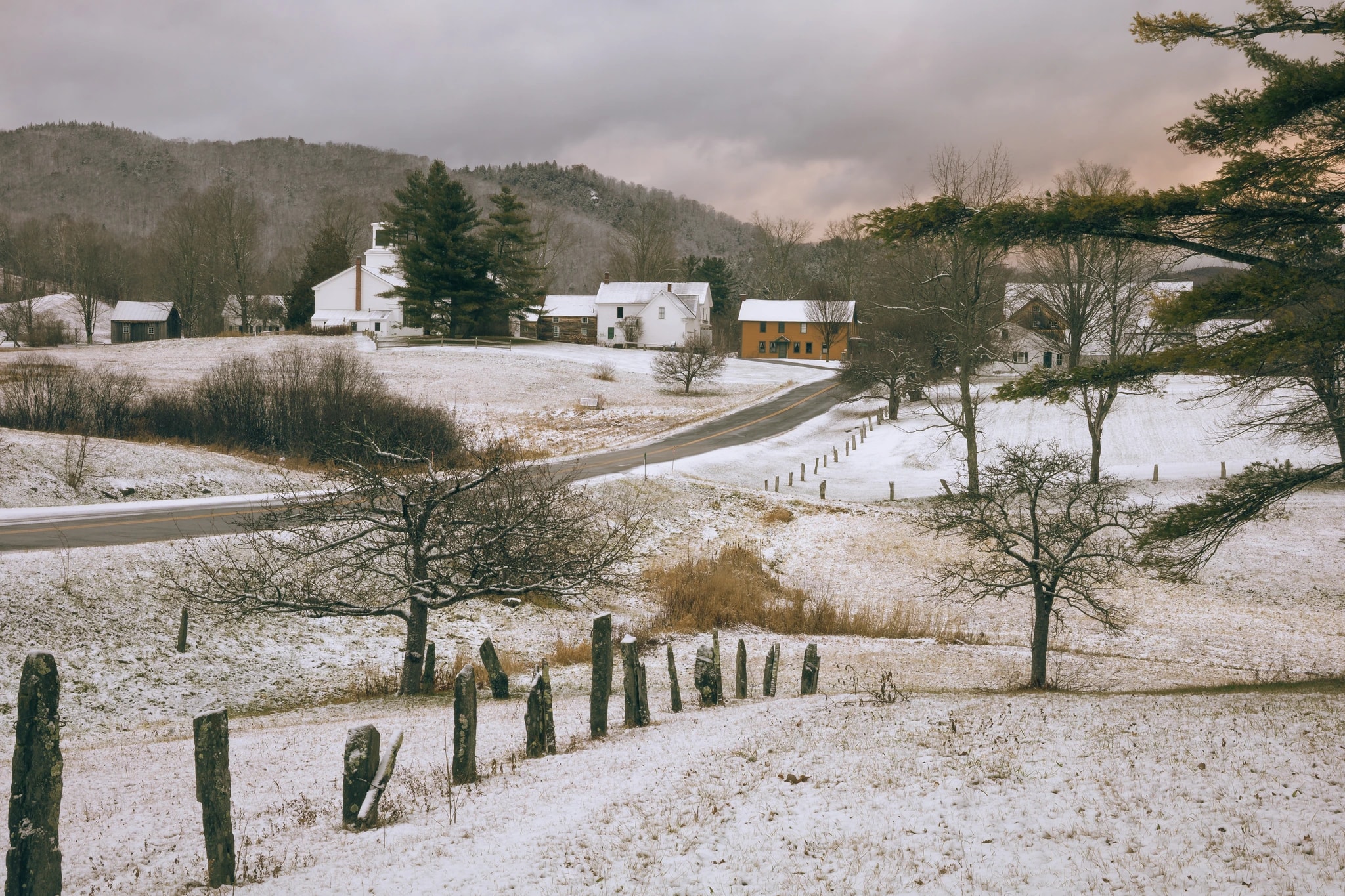 Plymouth Notch Winter