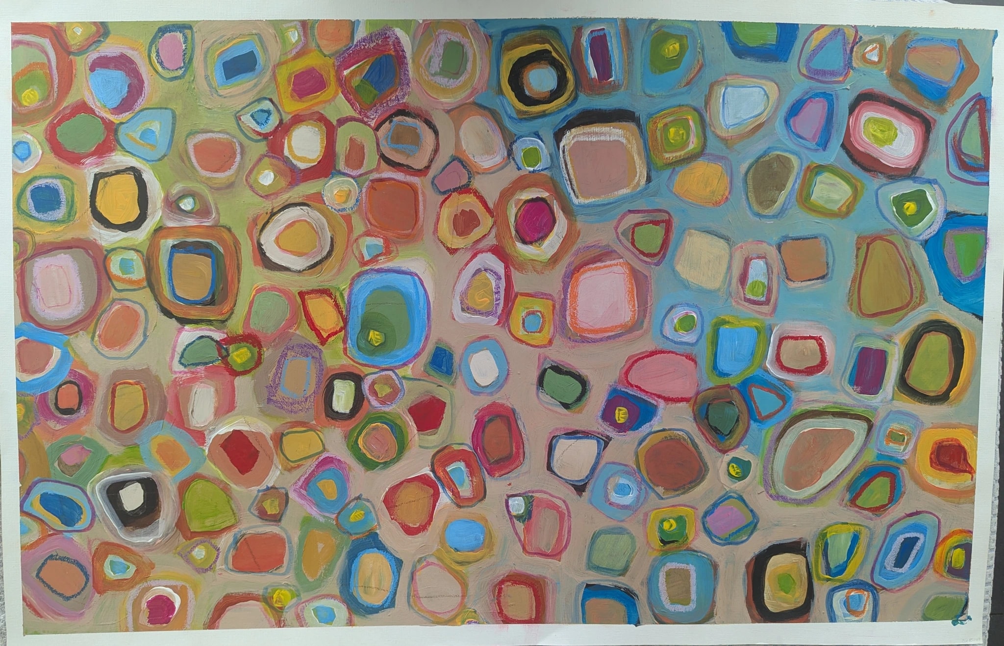 Colorful Geometric Mosaic