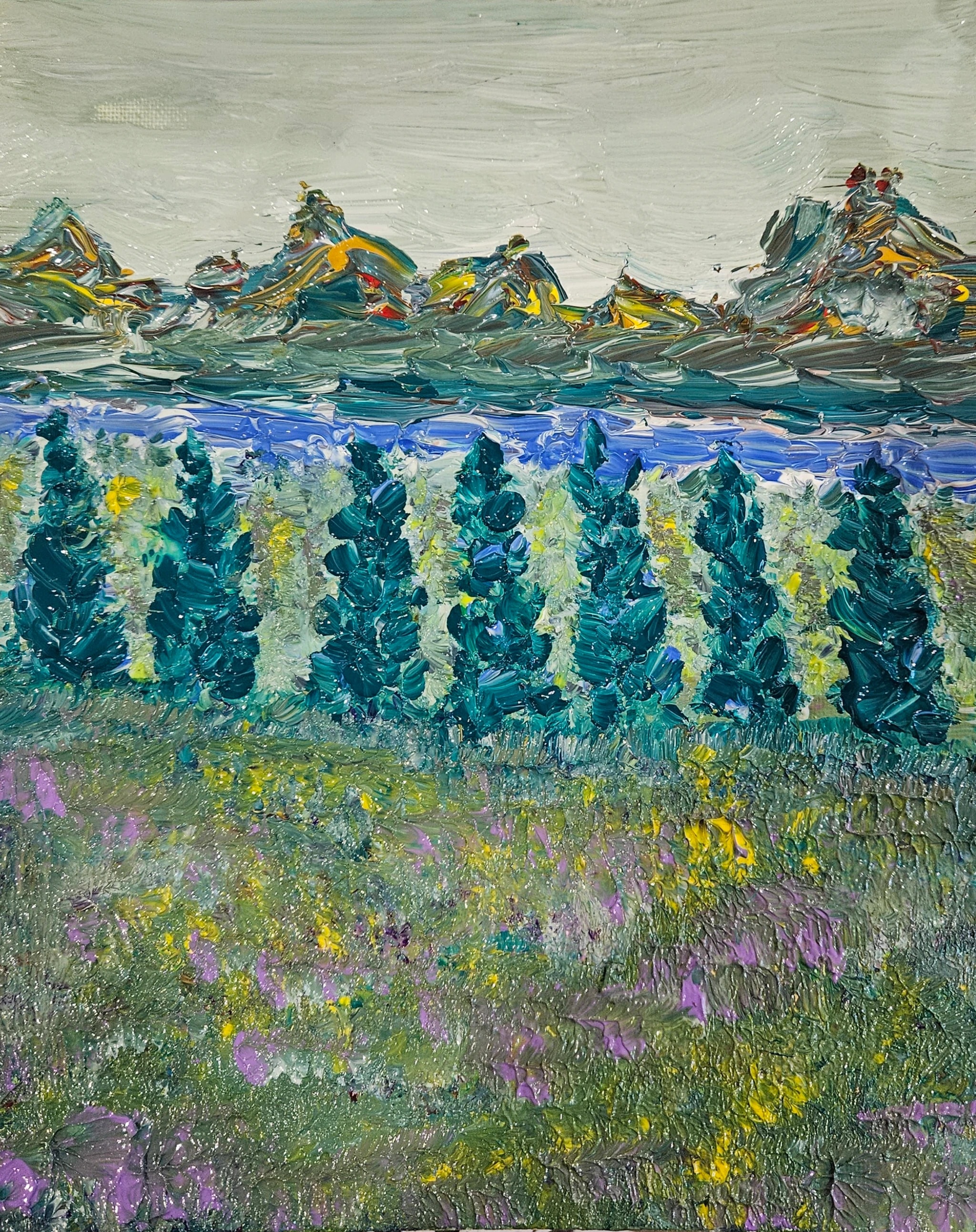 Mountain Meadow Waterscape
