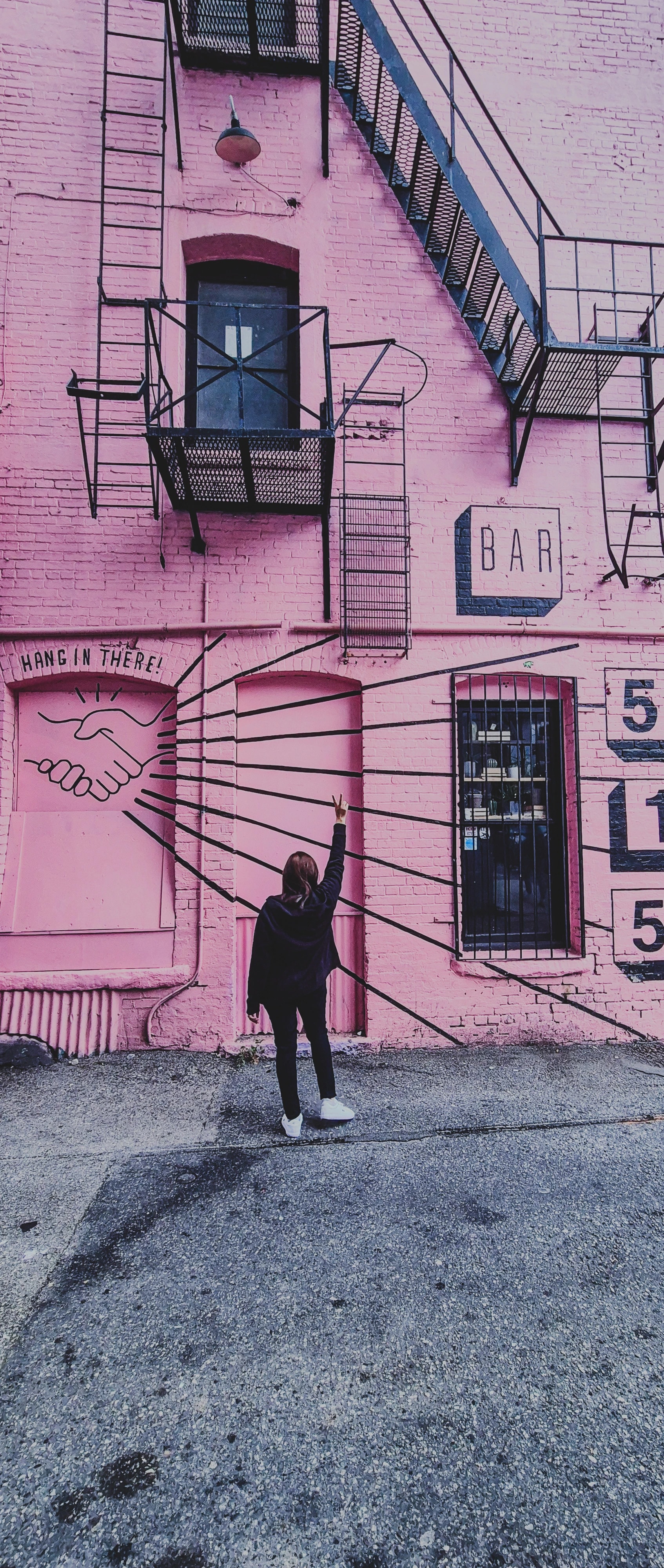 Hang In There Mural