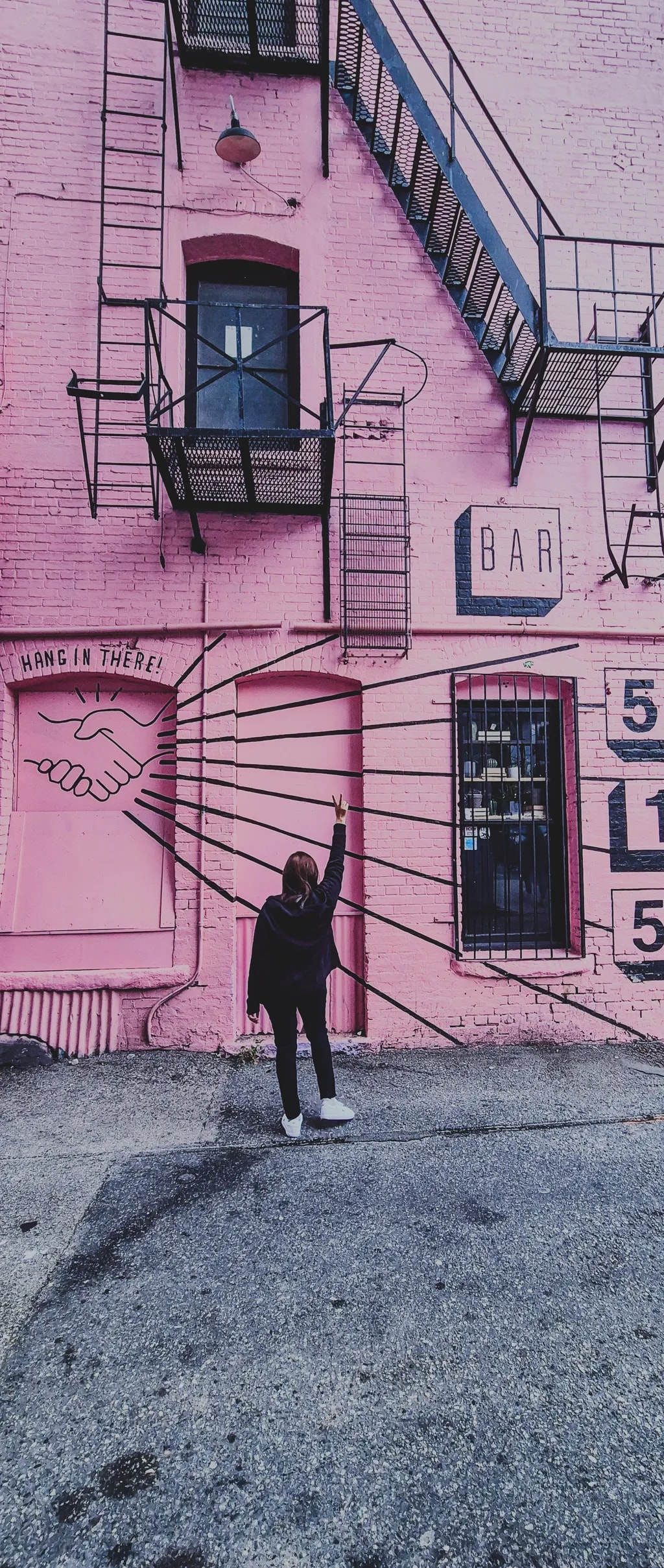 Hang In There Mural