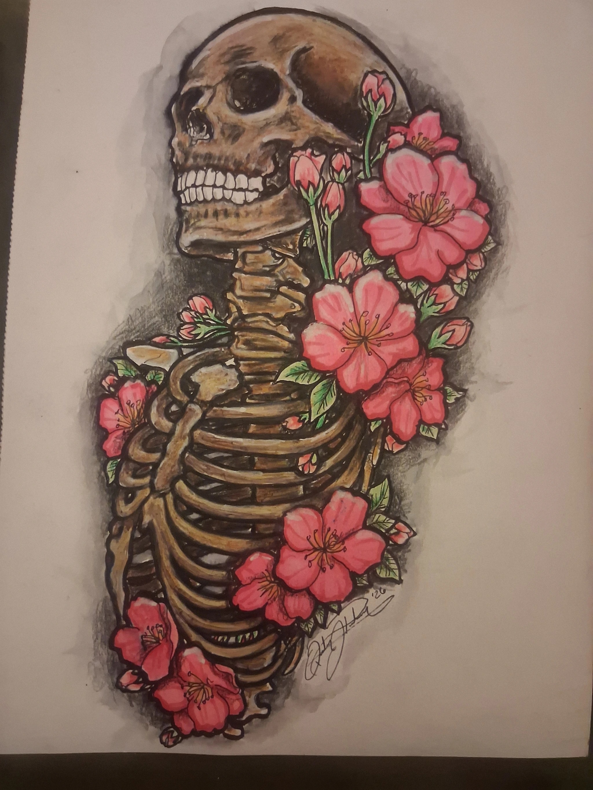 Floral Skeleton Anatomy