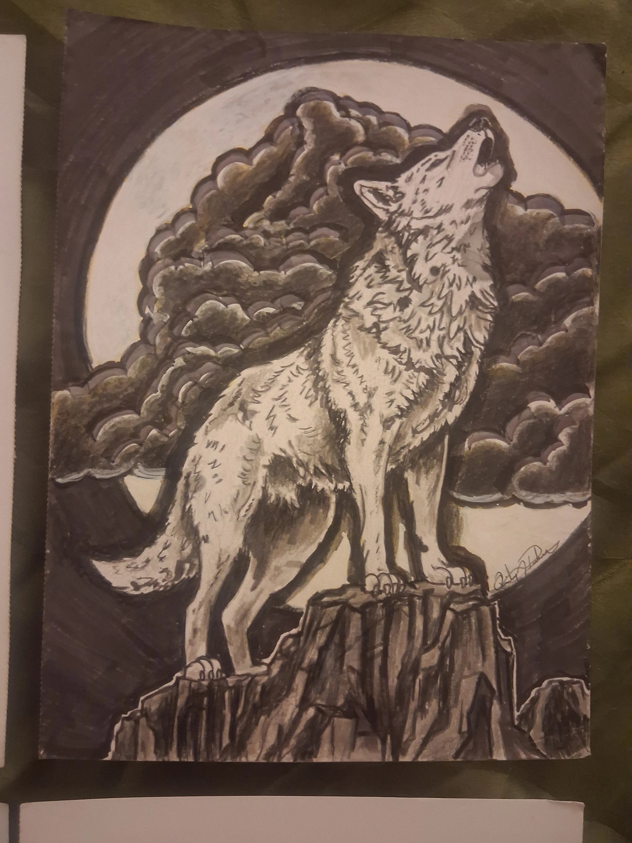 Moonlit Wolf Ridge