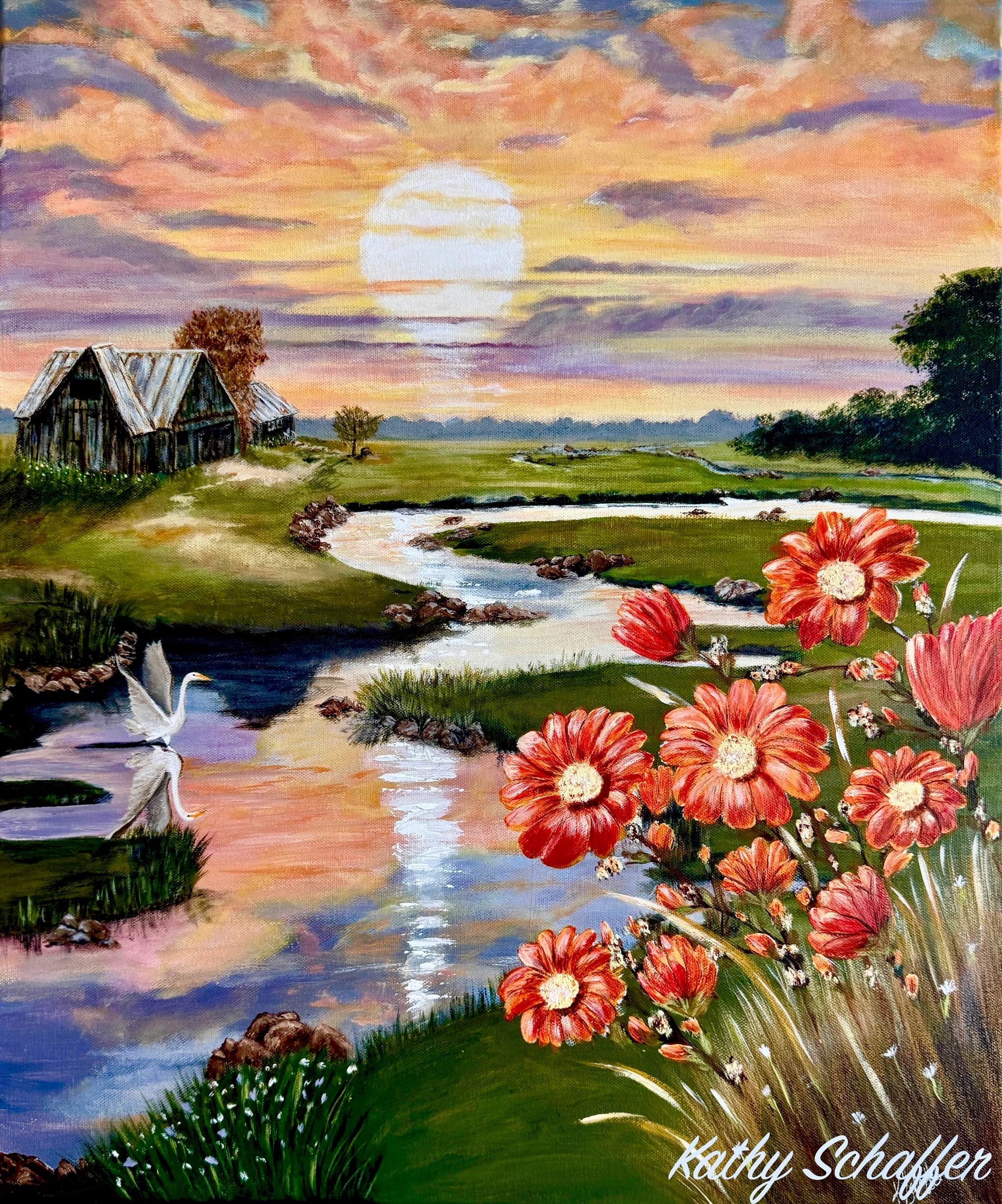Crimson Meadow Sunset