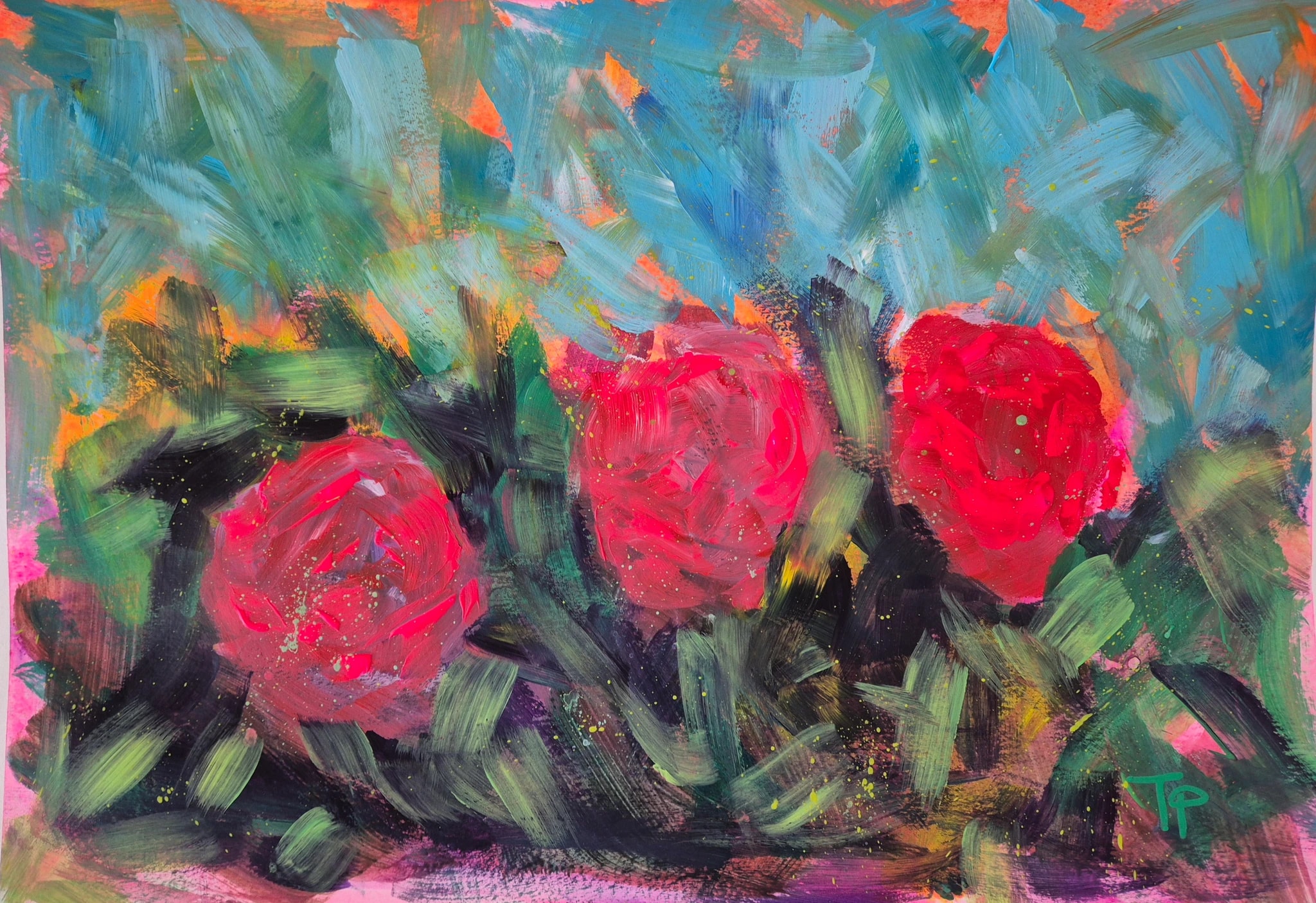 Crimson Blooms