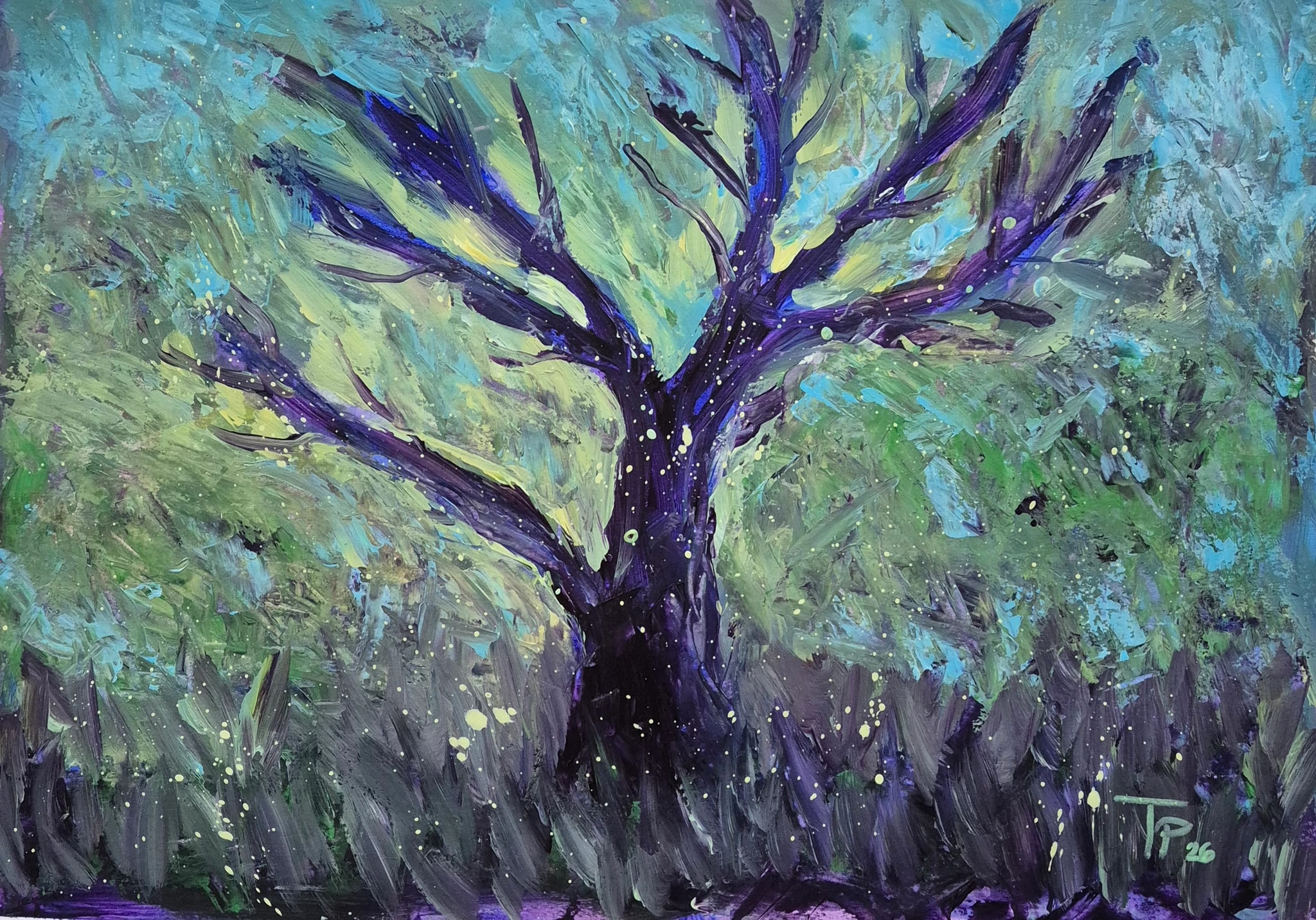 Violet Forest Canopy