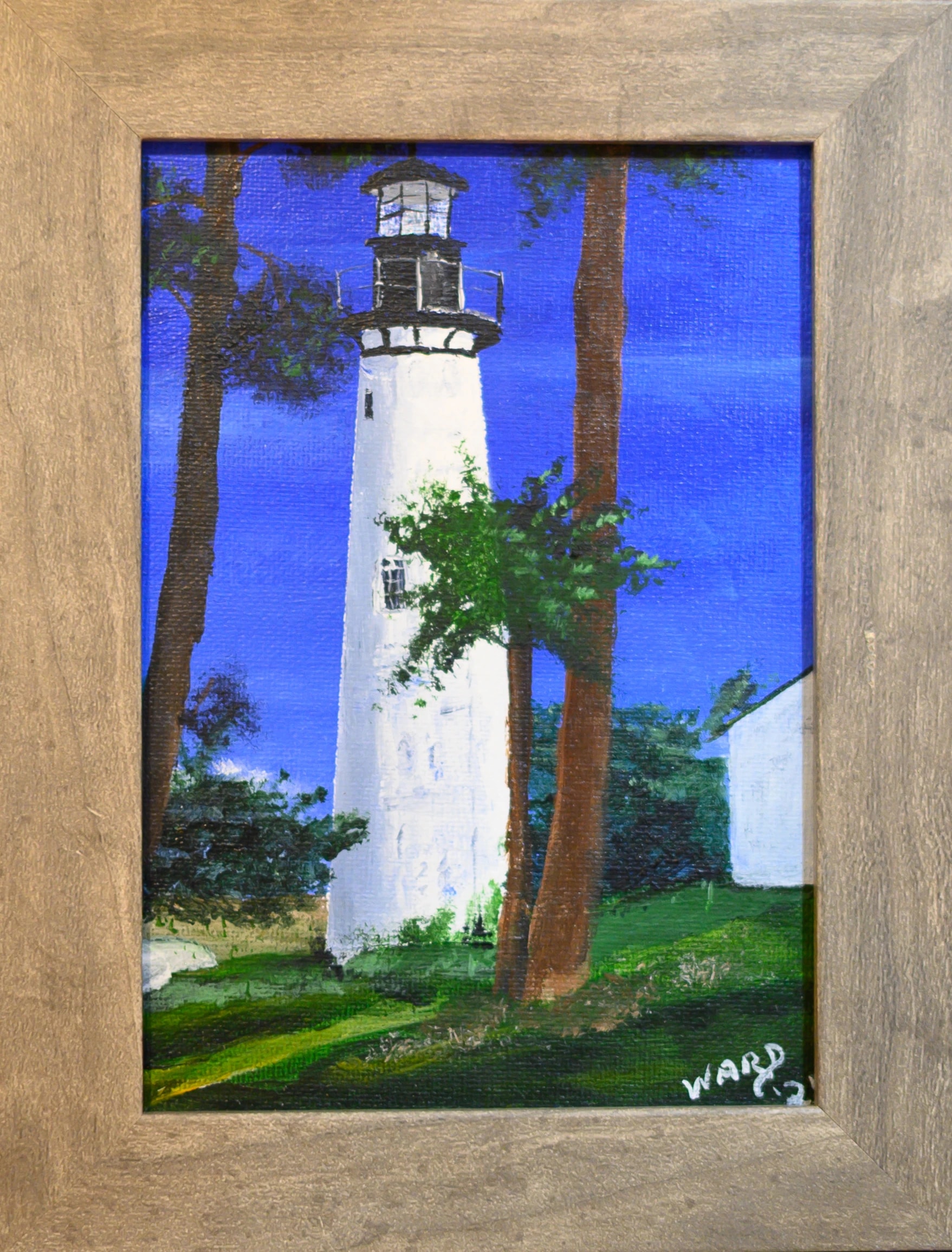 Lighthouse Among Pines