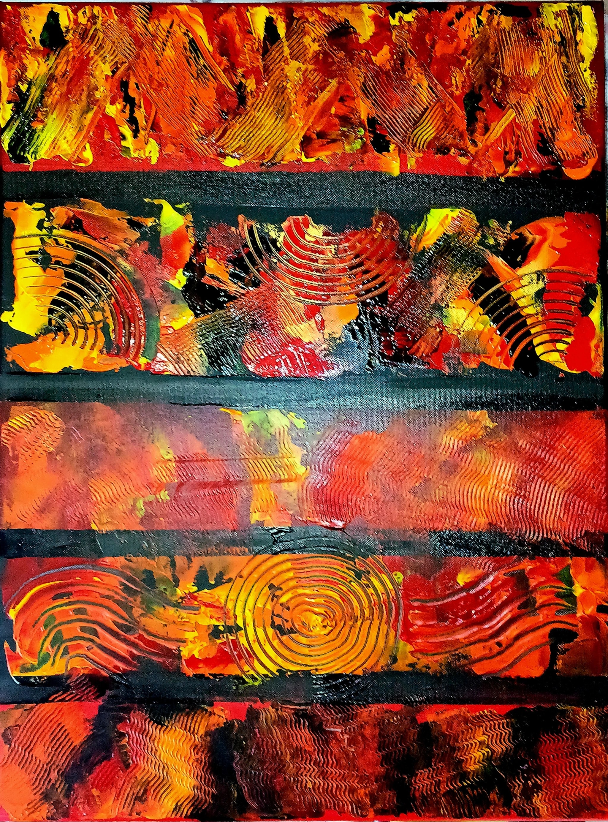 Fiery Geometric Impressions
