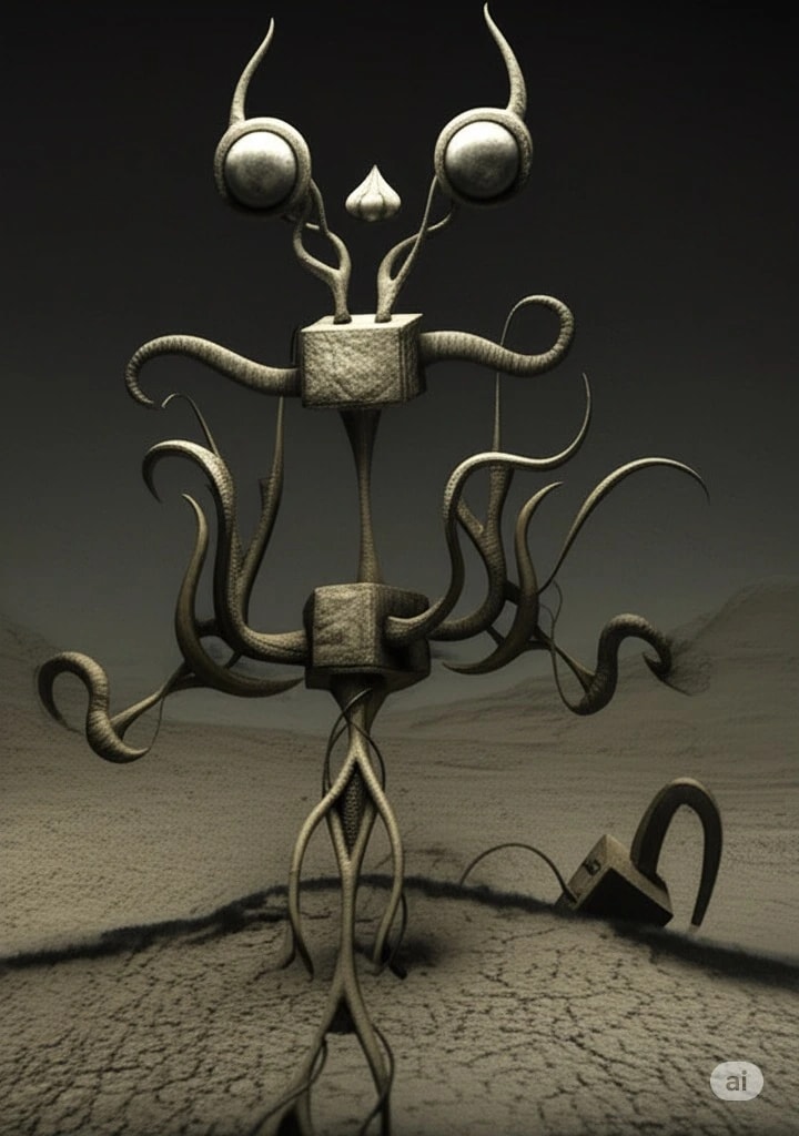 Desert Creature Sculpture