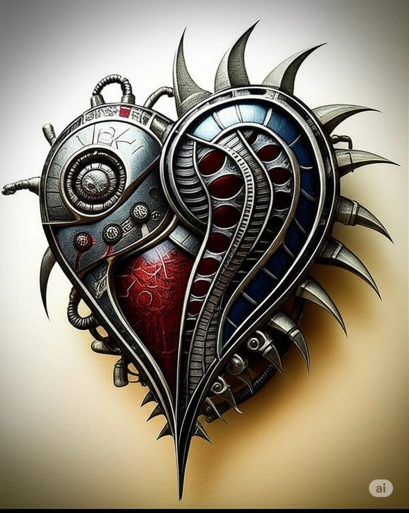 Steampunk Gothic Heart