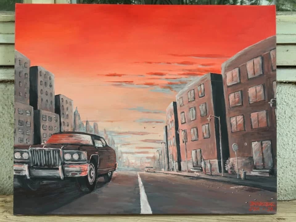 Downtown Redline at Dusk