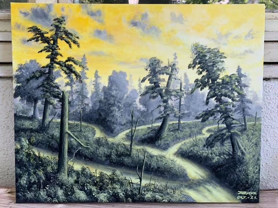 Golden Forest Path