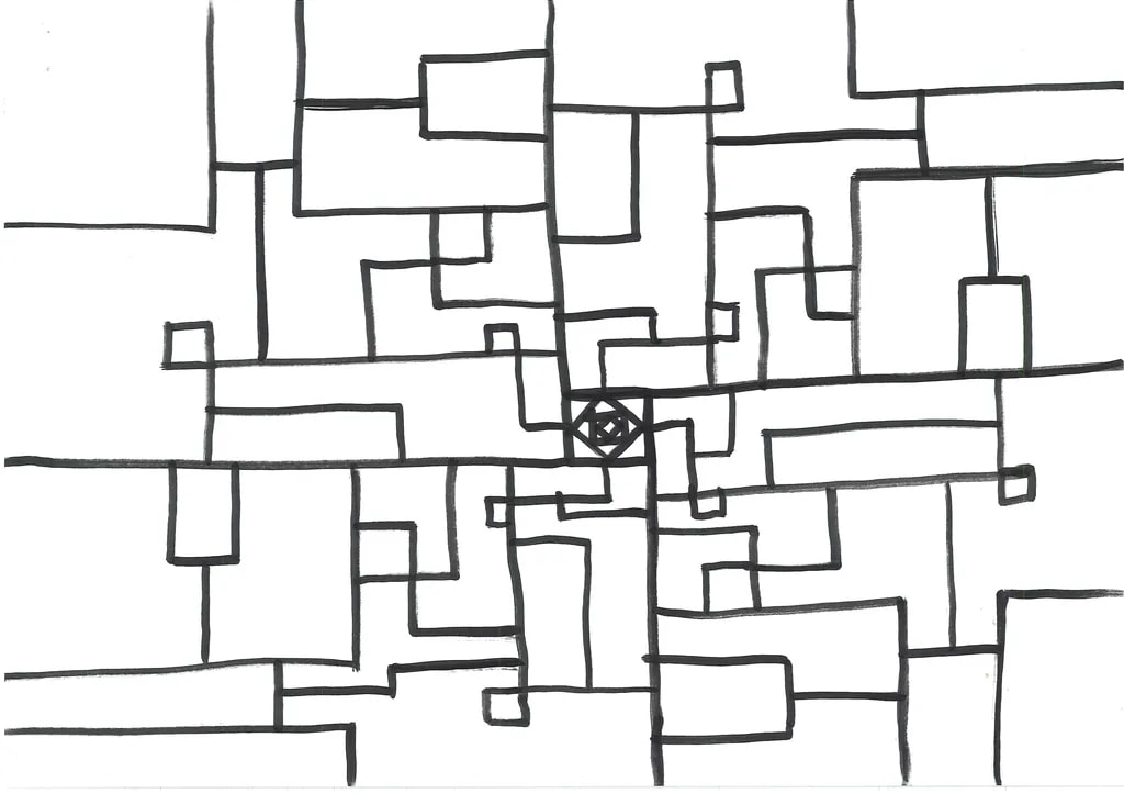 Abstract Grid Maze