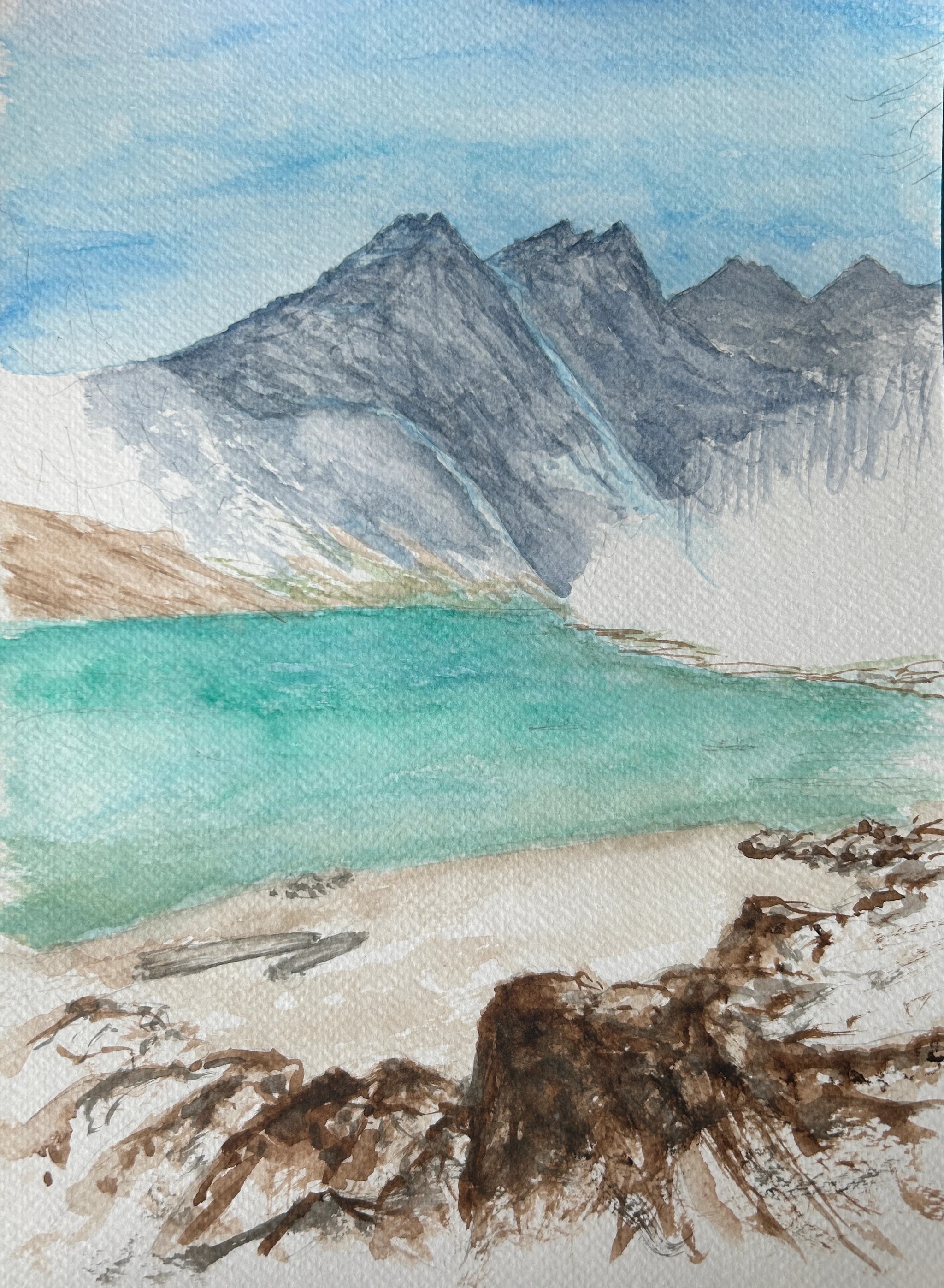 Turquoise Mountain Lake