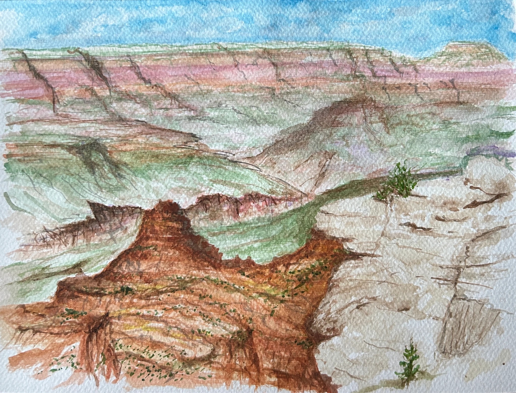Layered Canyon Cliffs