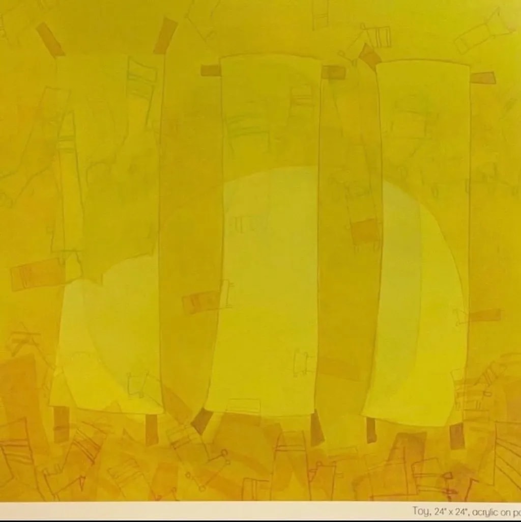 Abstract Yellow Composition