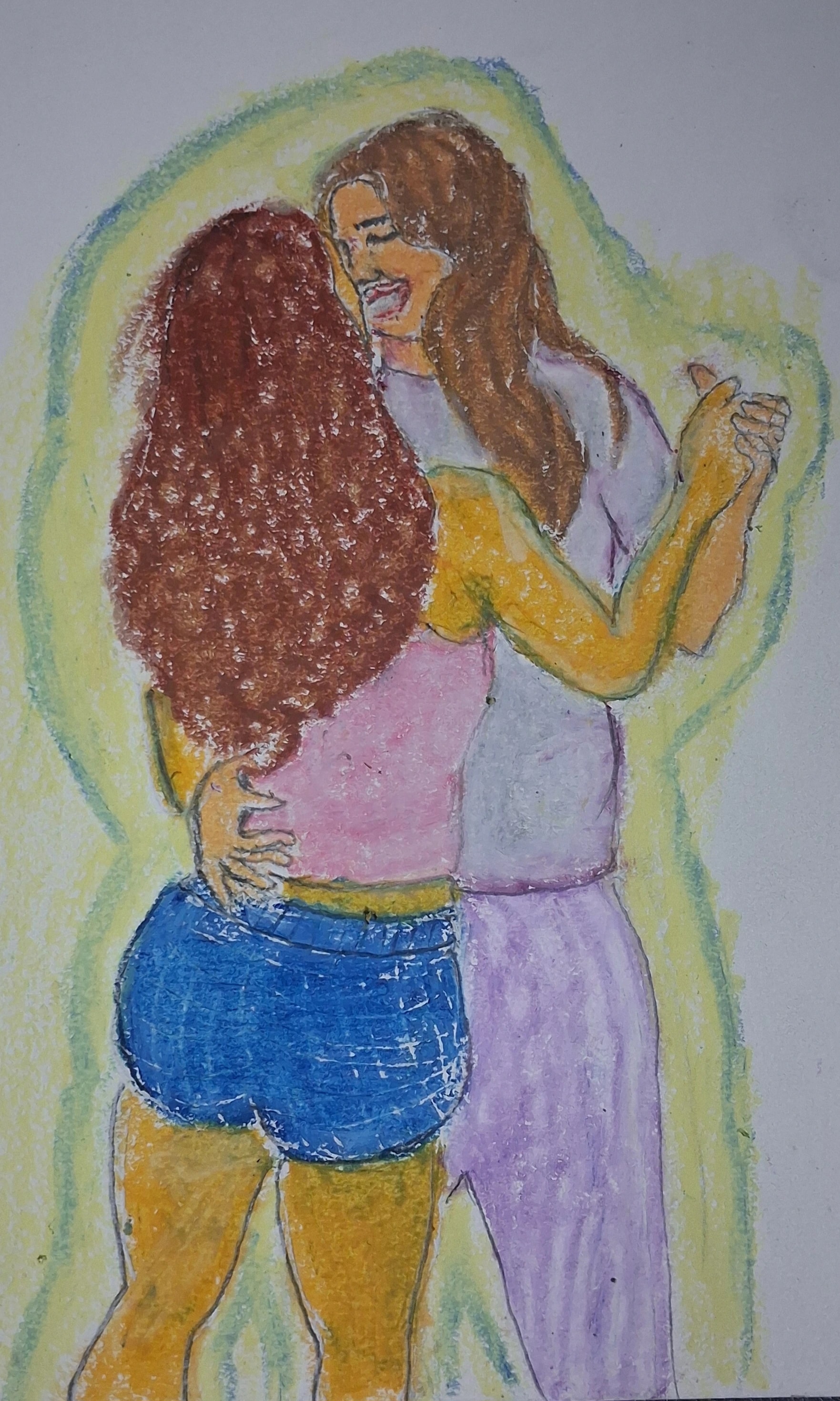 Sisters in an Embrace