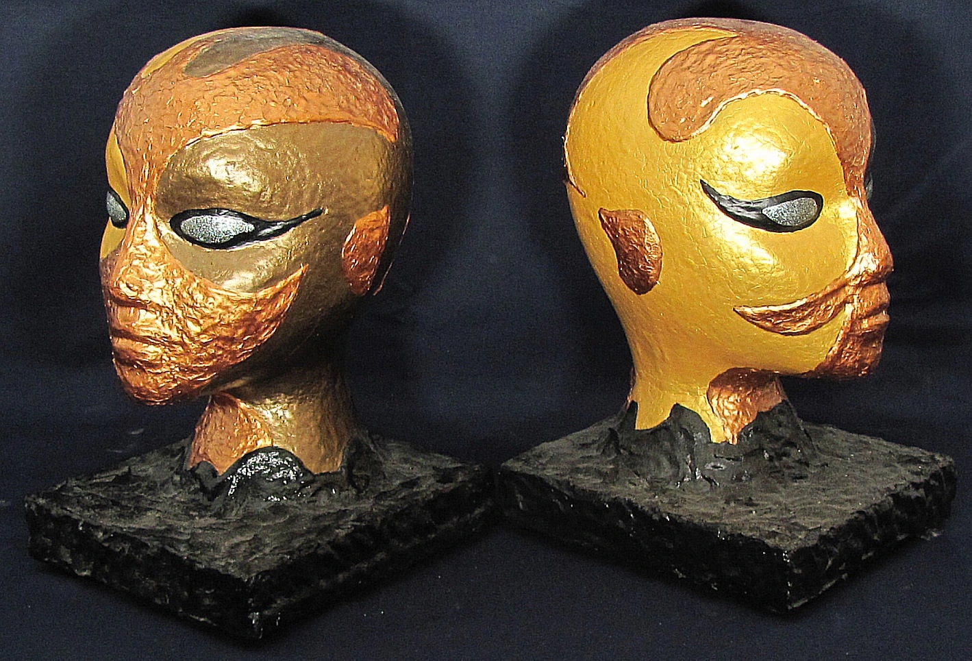 Masked Gold Faces