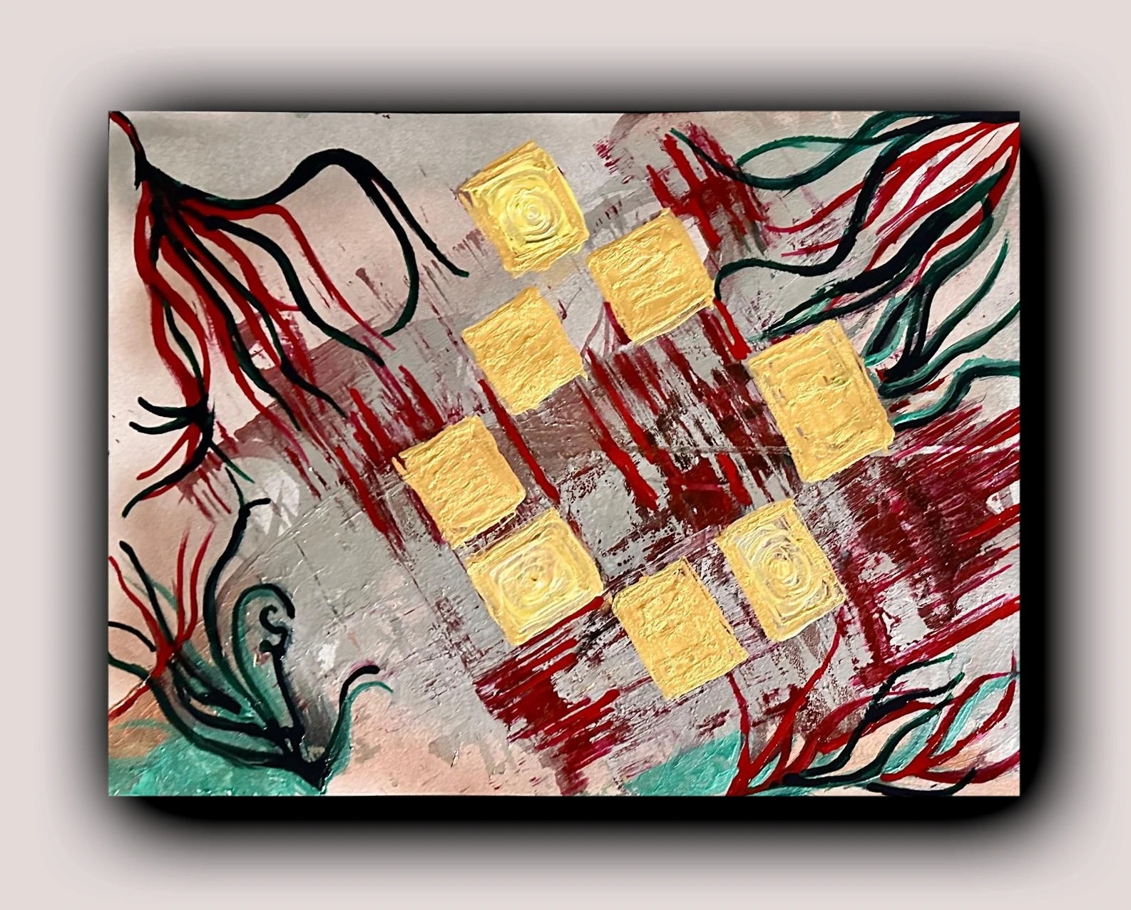 Golden Squares in Motion