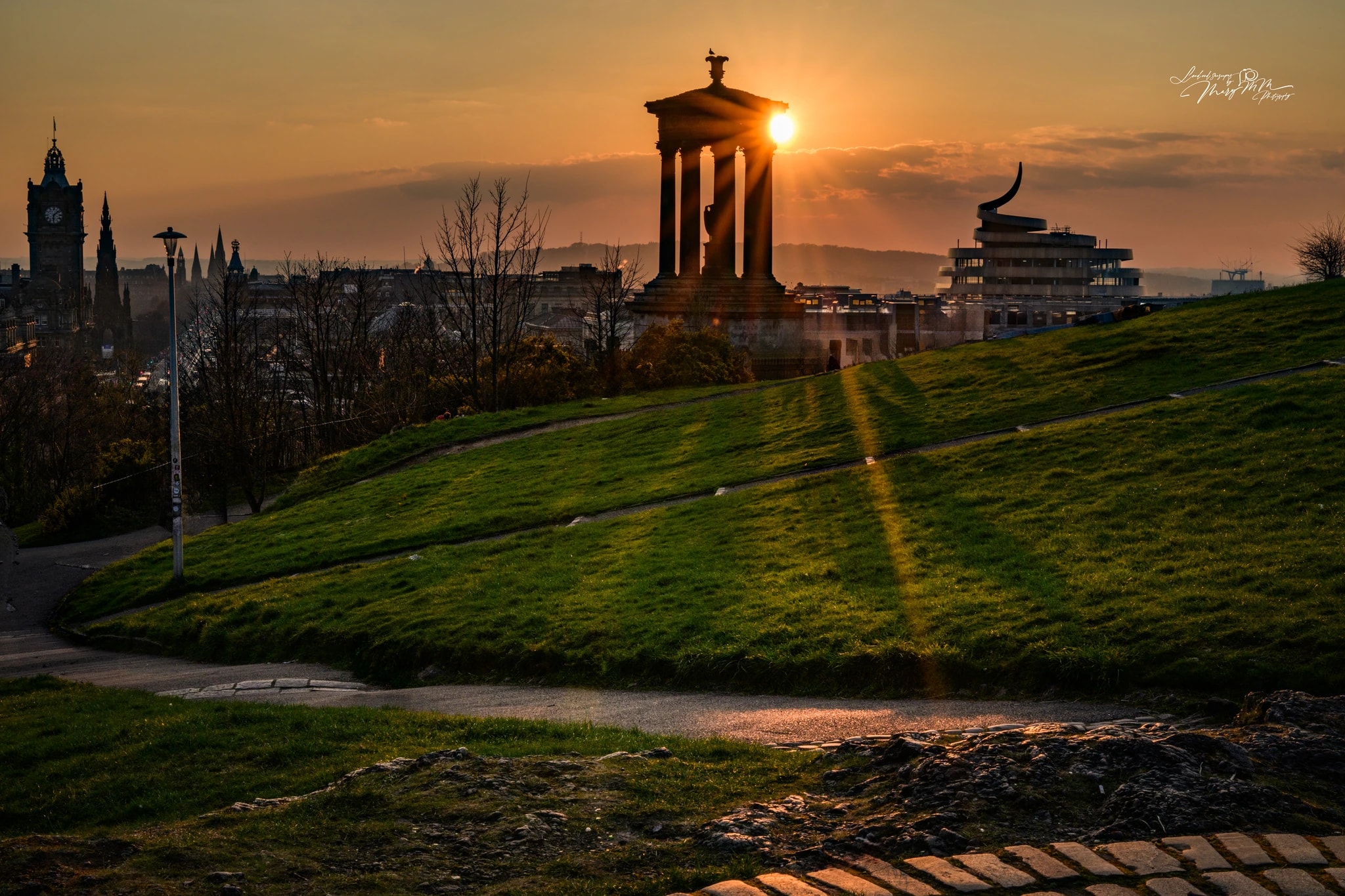 Calton Hill Sunset