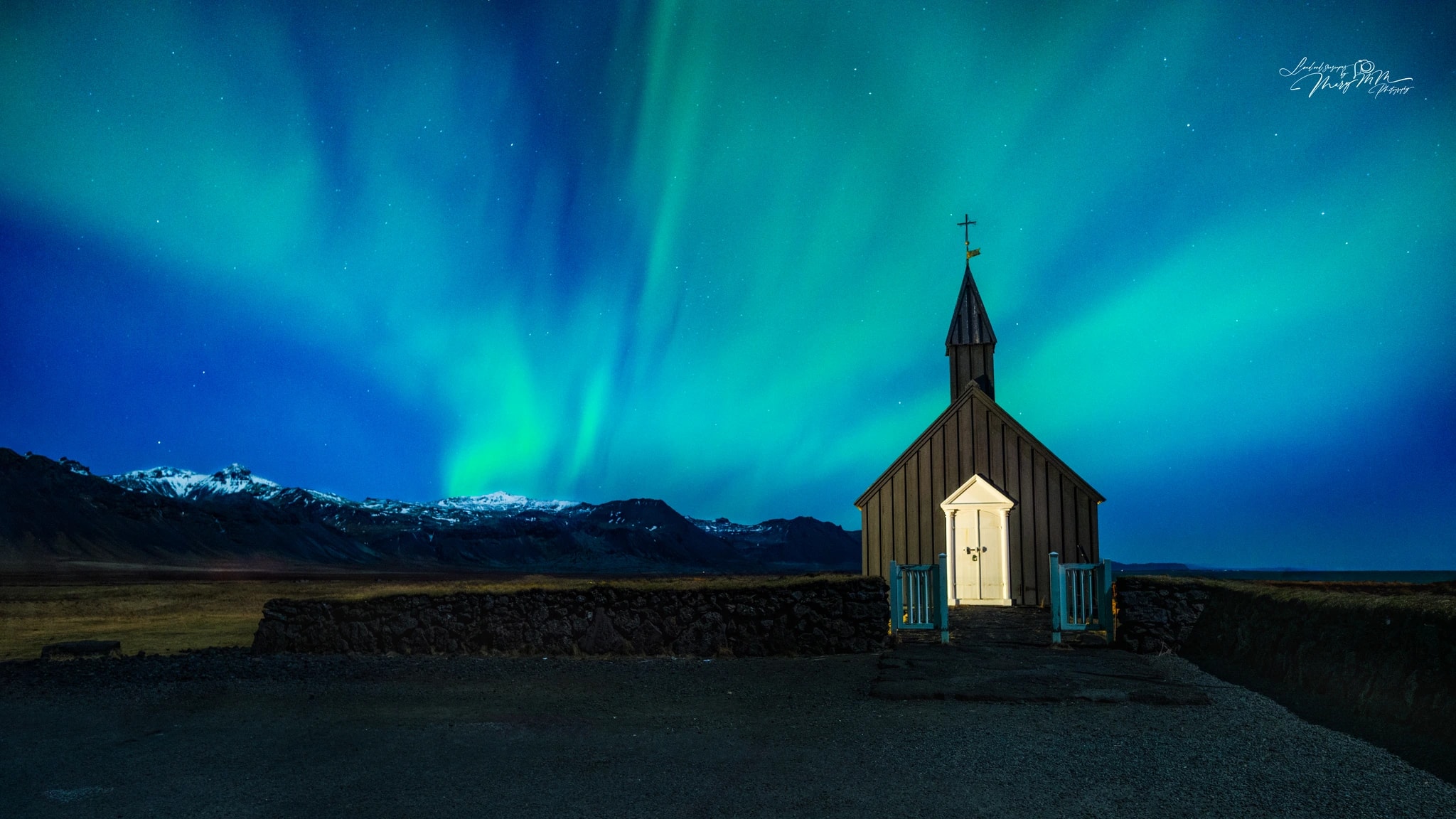 Church Beneath the Aurora