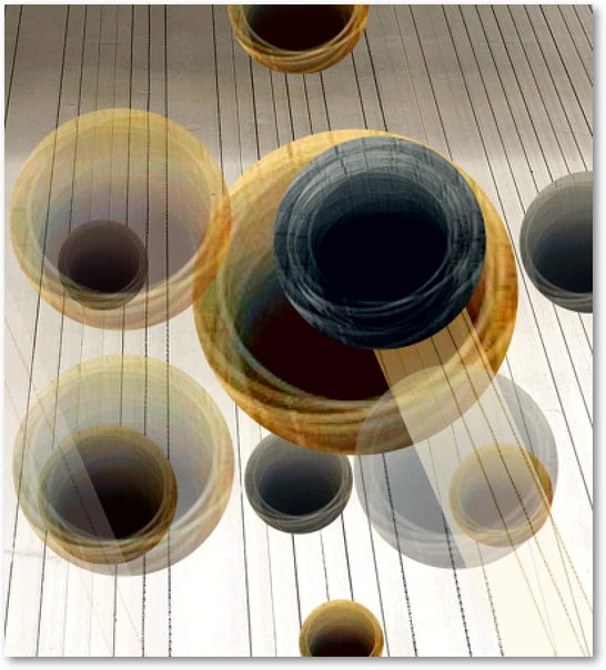 Translucent Geometric Circles