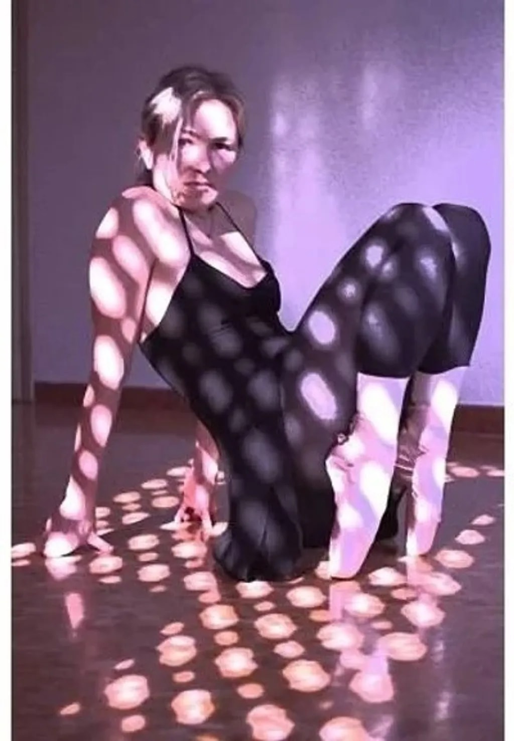 Patterned Shadows, self-portrait year 2006