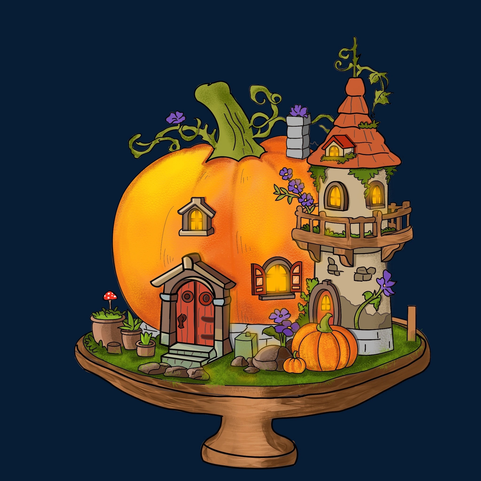 Pumpkin Tower Cottage