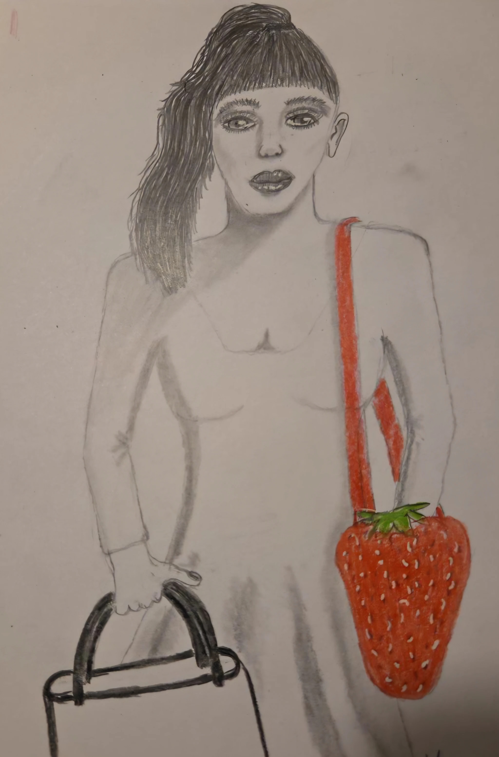 Strawberry Bag Portrait