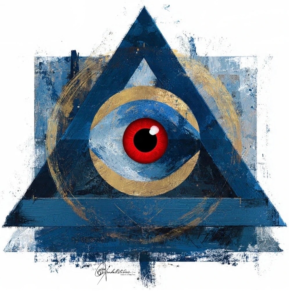 Blue Triangle Eye