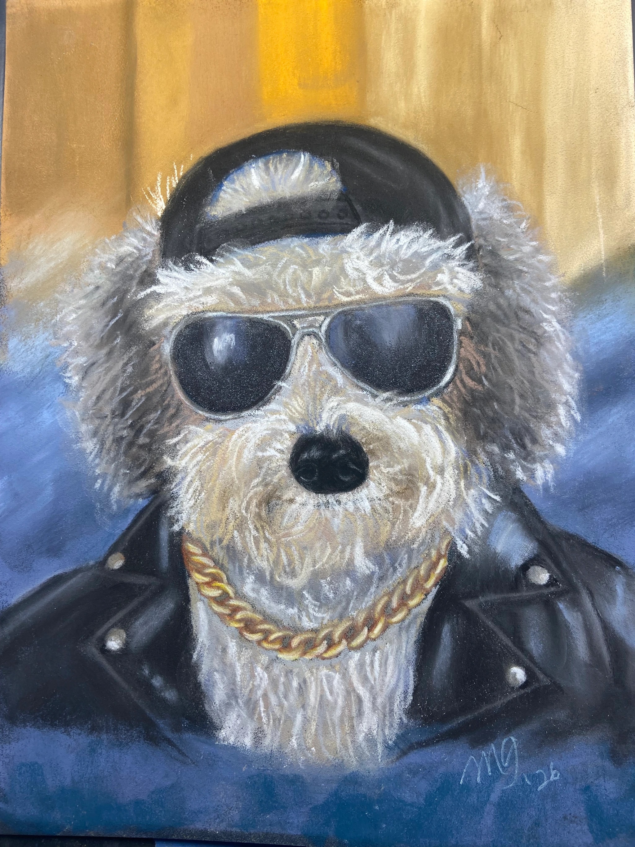 Hipster Dog in Shades