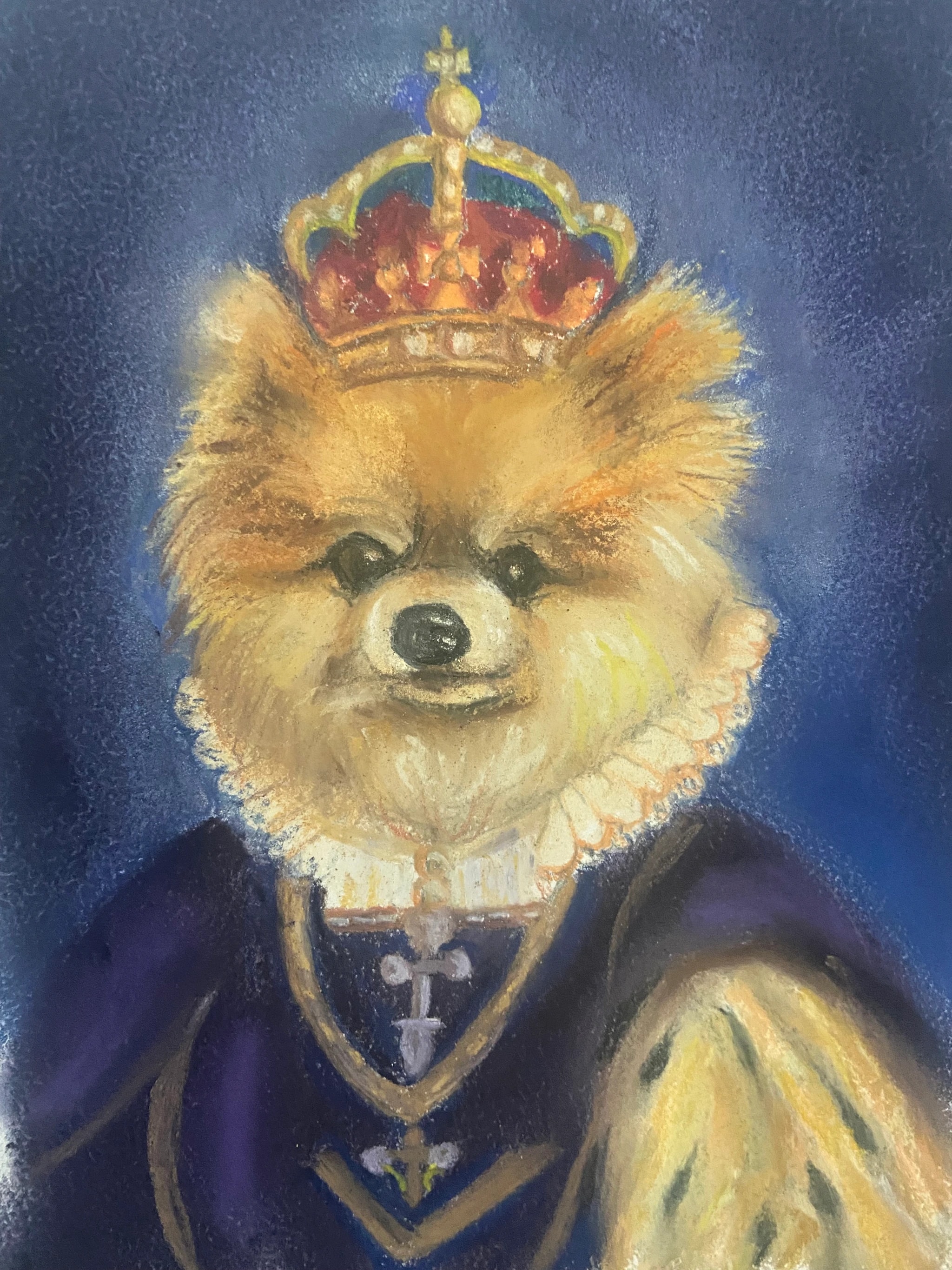Crowned Lion Portrait