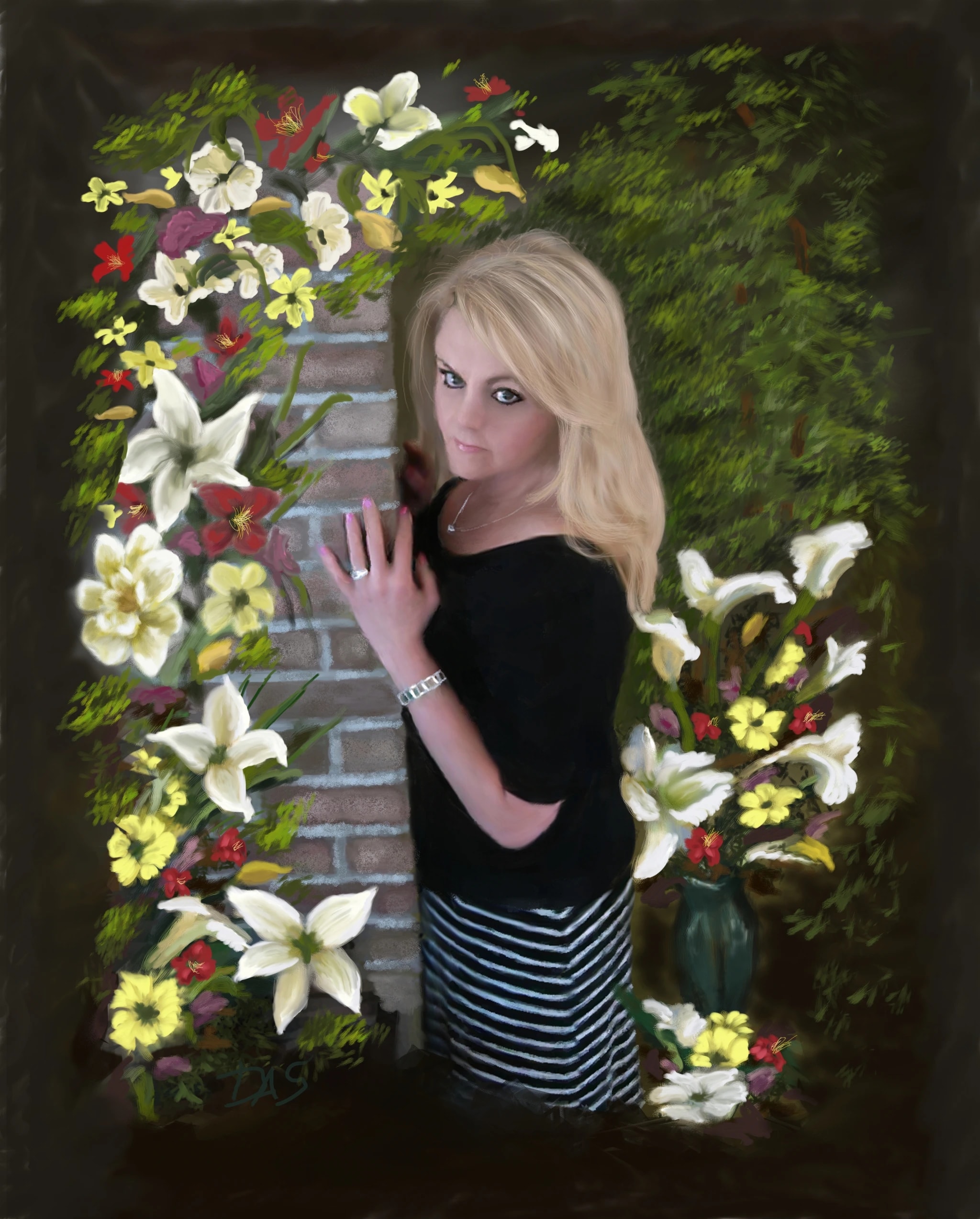 Kelli Among the Flowers
