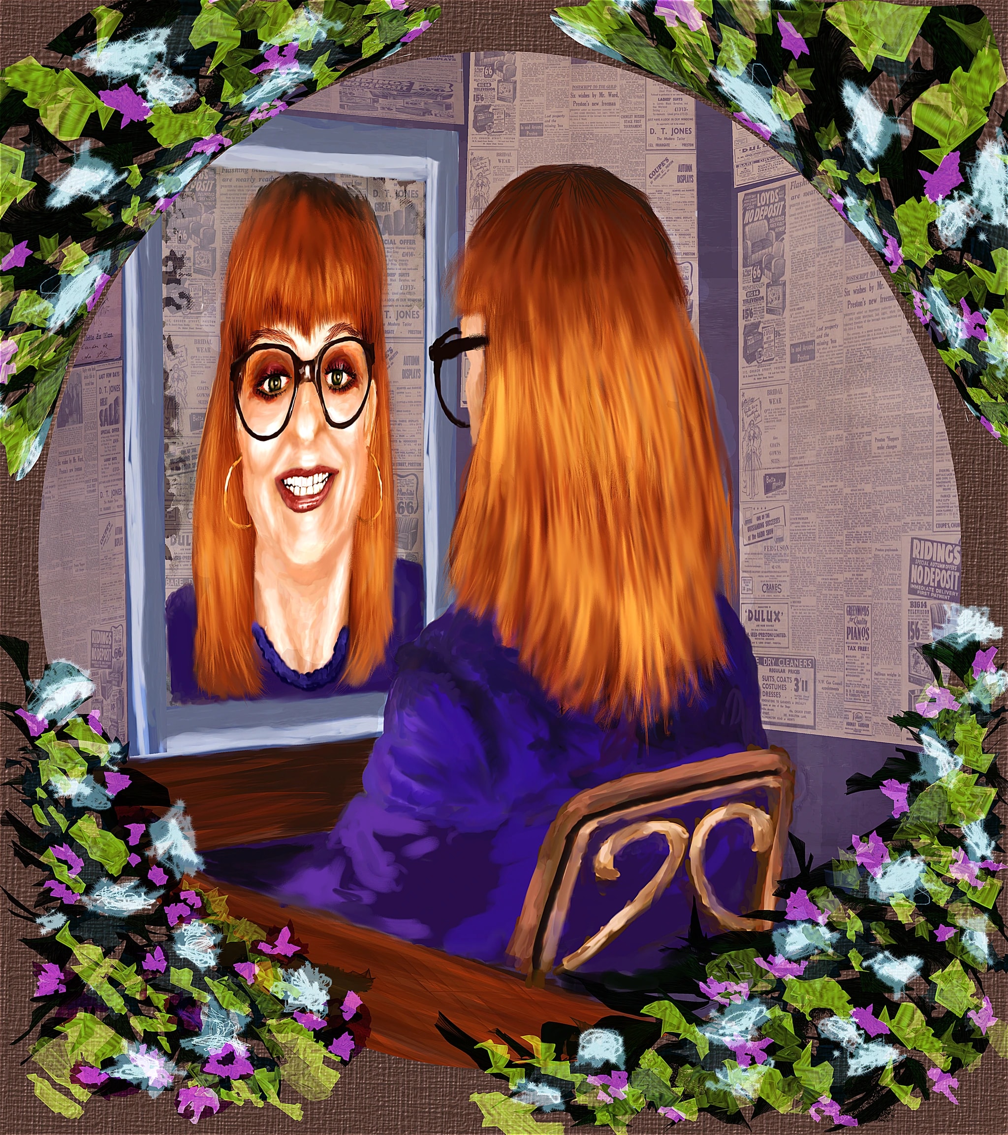 Redhead at the Mirror