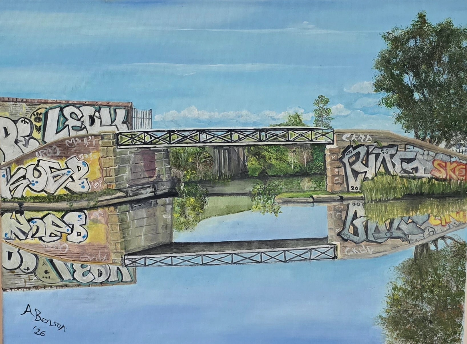 Graffiti Bridge Reflection