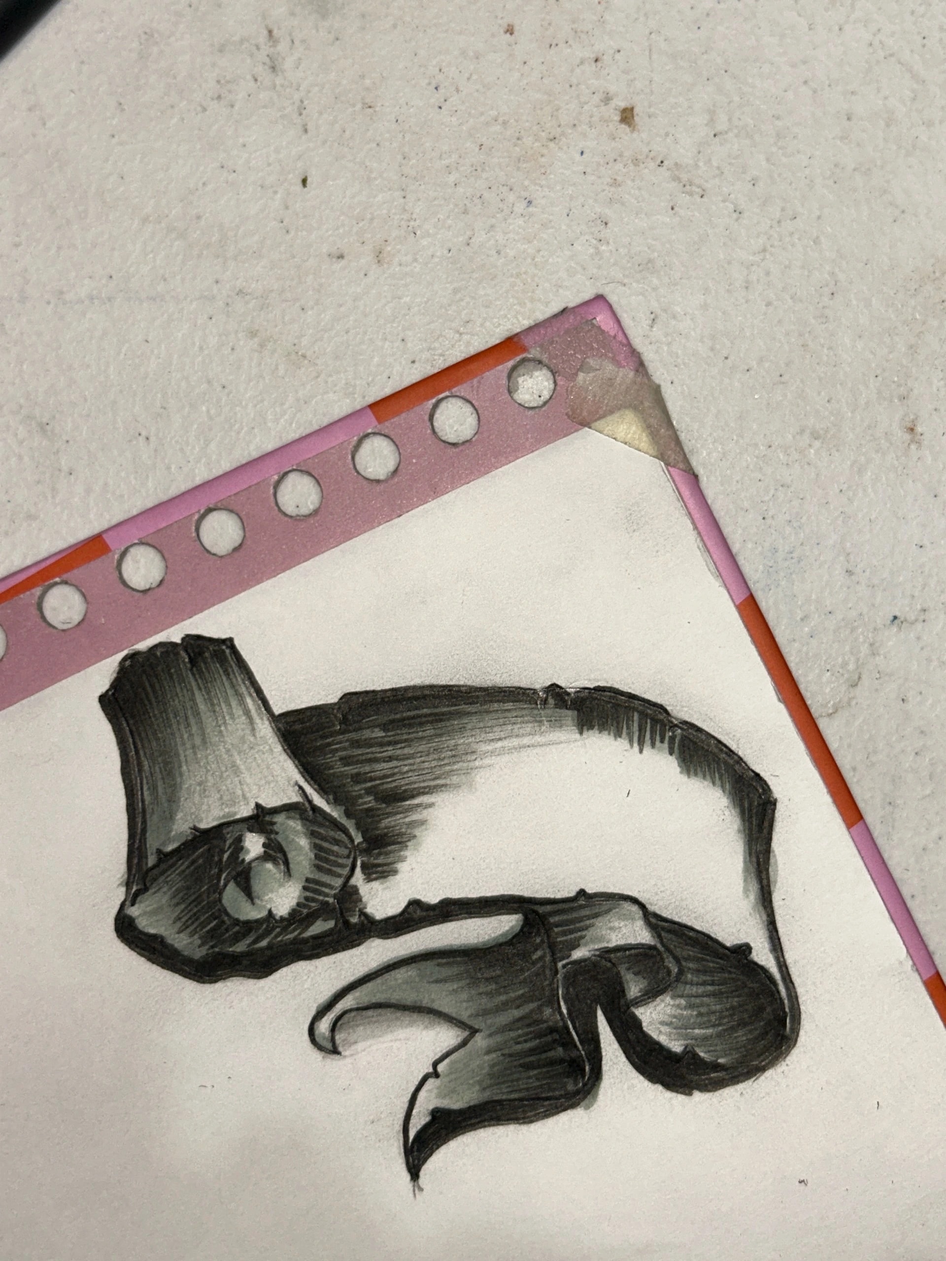 Ink-Folded Bloom
