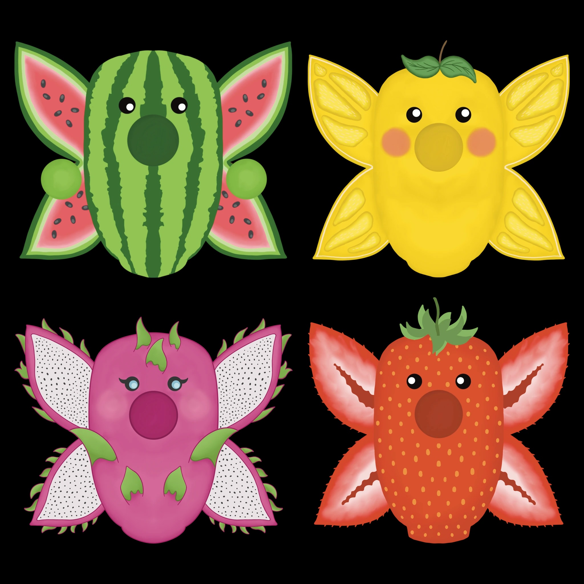 Fruit Collection Characters